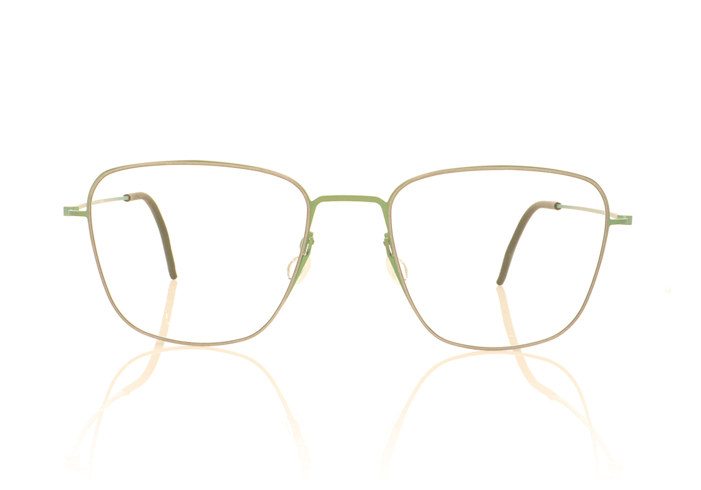 Lindberg thintanium 5506 117 GR77 Green Glasses - Front