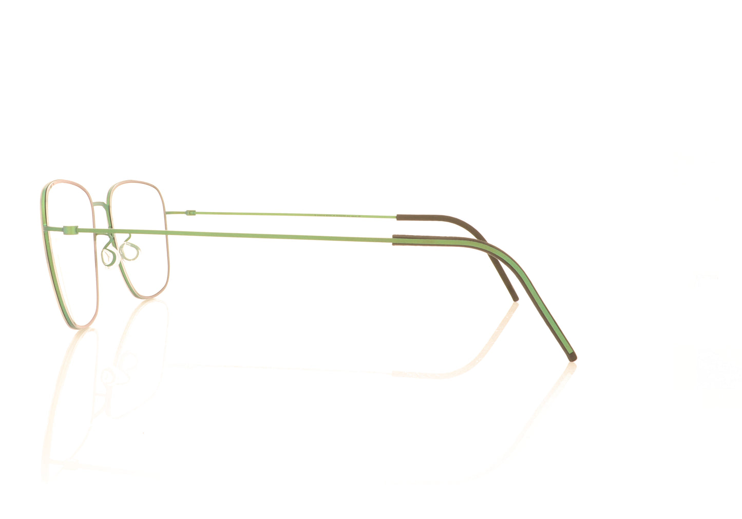 Lindberg thintanium 5506 117 GR77 Green Glasses - Side
