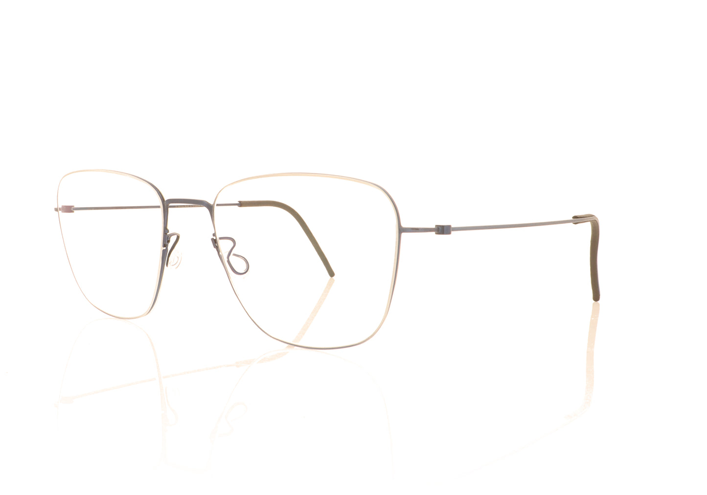 Lindberg thintanium 5506 PU13 GR00 Blue Glasses - Angle