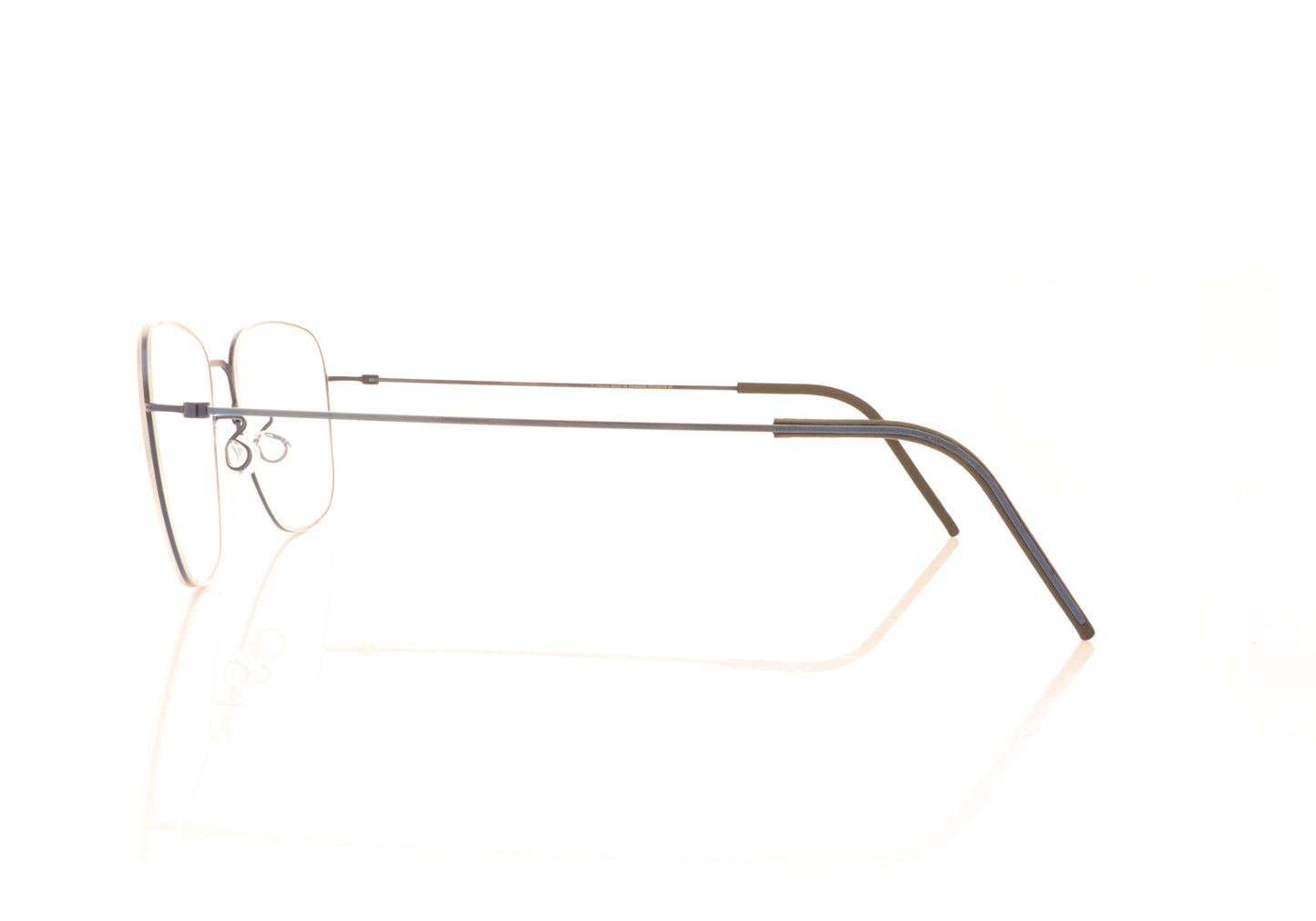 Lindberg thintanium 5506 PU13 GR00 Blue Glasses - Side