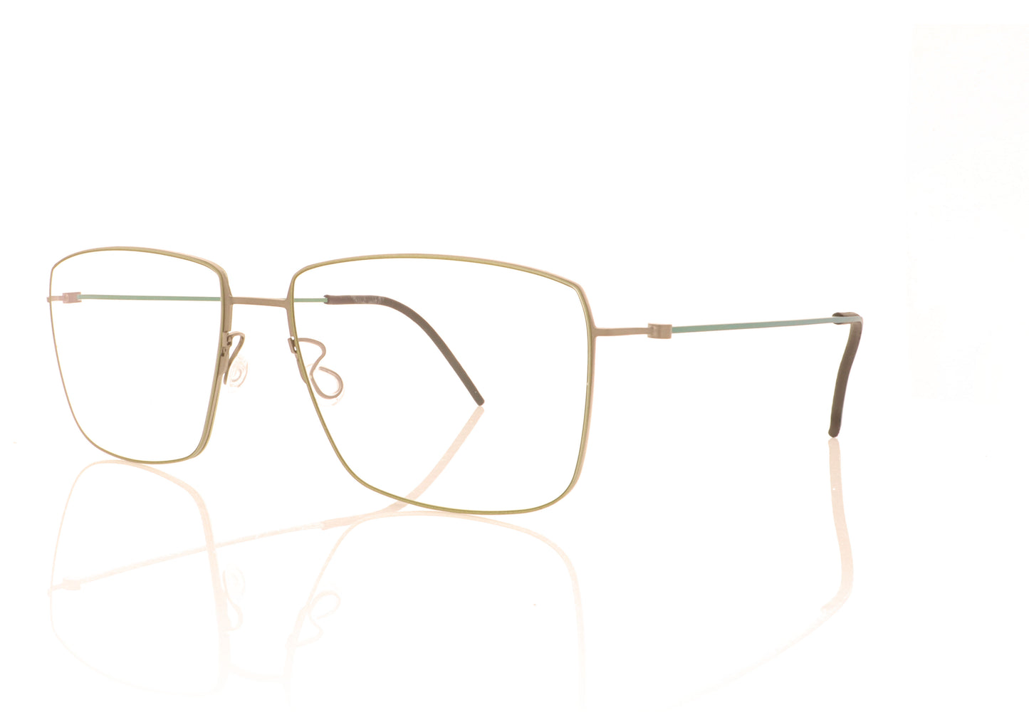 Lindberg thintanium 5508 117 GR90 Grey Glasses - Angle