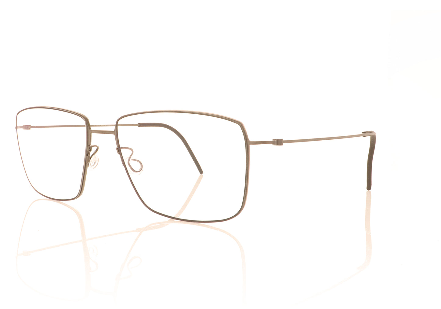 Lindberg thintanium 5508 U9 GR82 Gunmetal Glasses - Angle