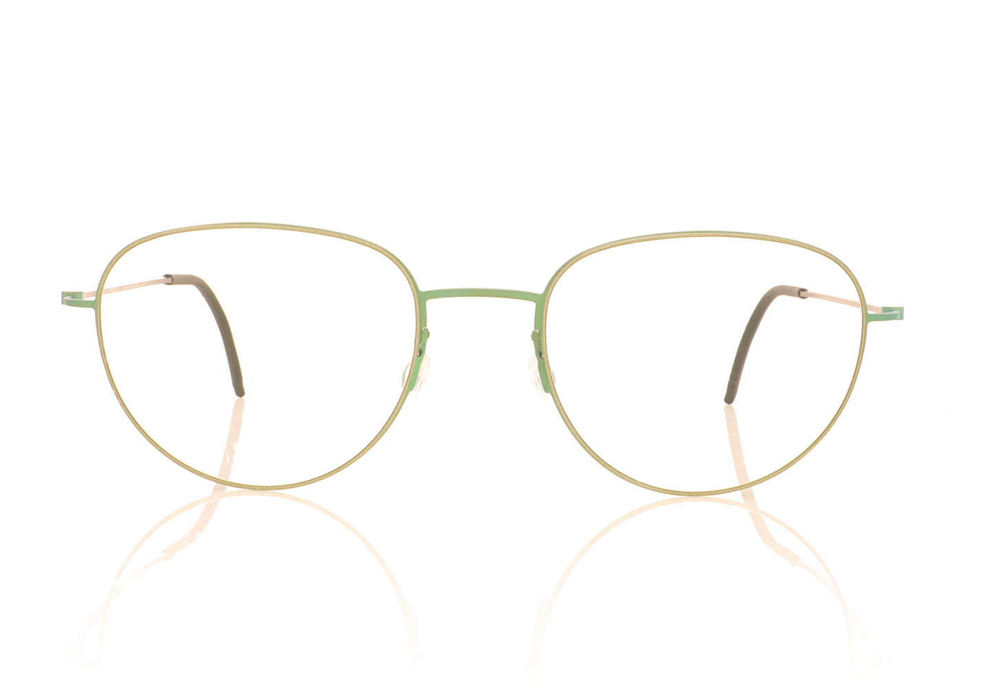 Lindberg thintanium 5512 117 GR77 Green Glasses - Front
