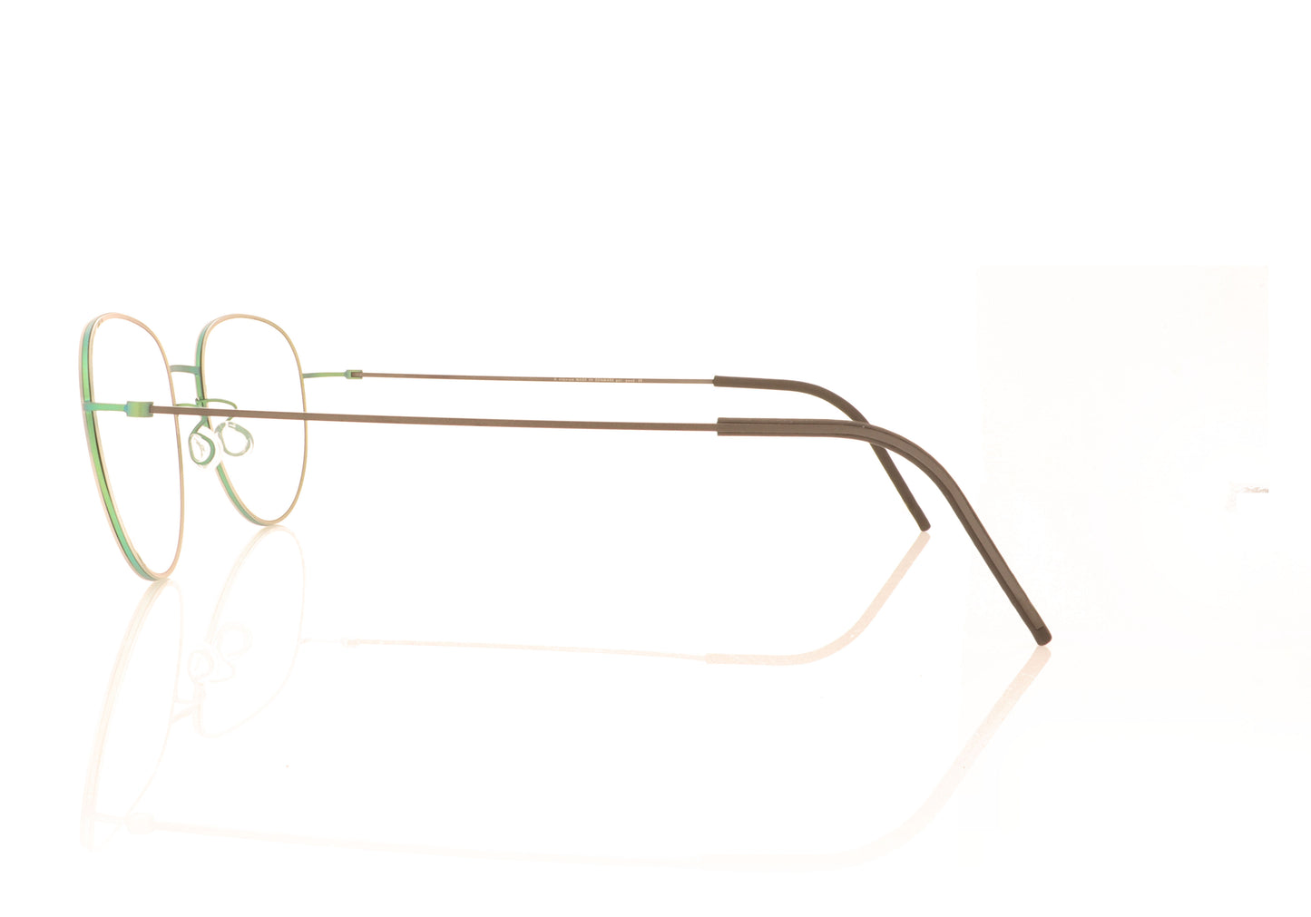 Lindberg thintanium 5512 117 GR77 Green Glasses - Side