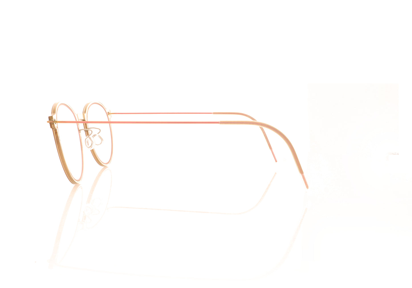Lindberg n.o.w 6527 C21 P70 Crystal Brown Glasses - Side
