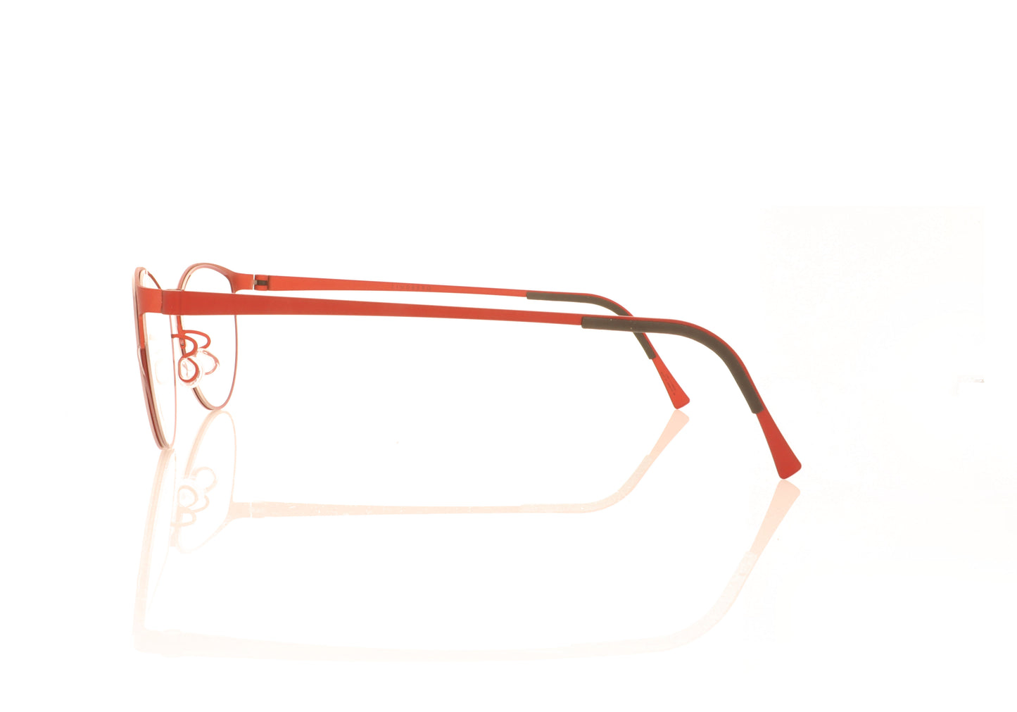 Lindberg 7418 U33 Red Glasses - Side