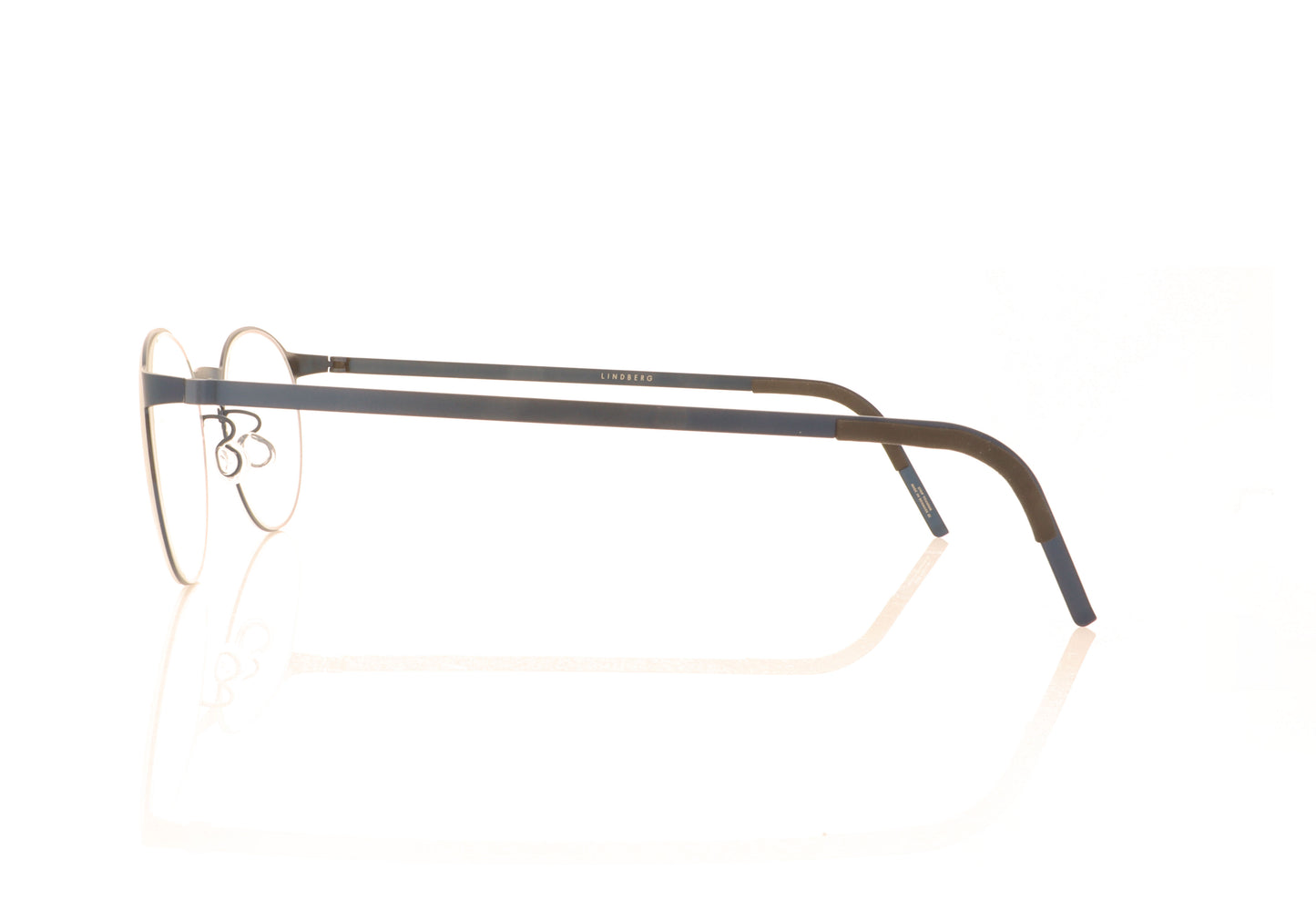 Lindberg Strip 9571 U13 Blue Glasses - Side