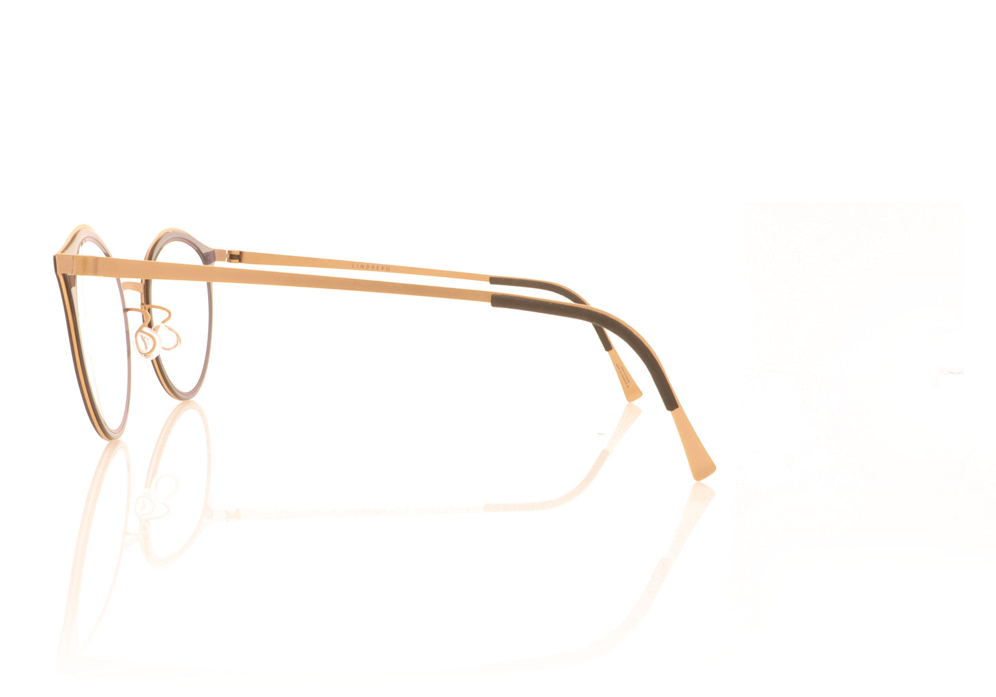 Lindberg Strip 9728 K181 U15 Blue Bronze Glasses - Side