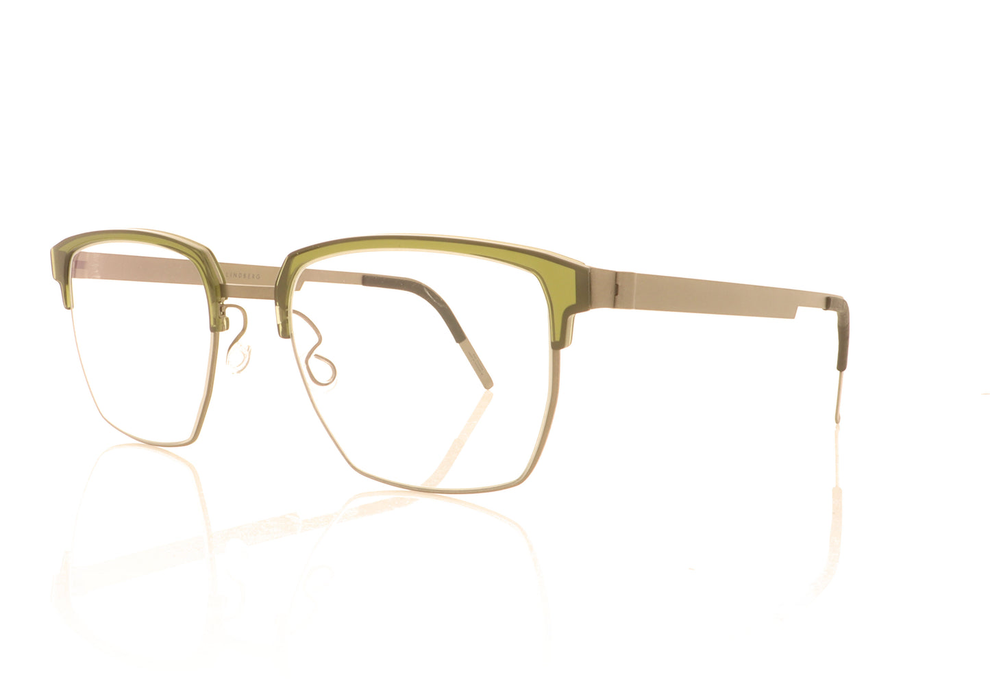 Lindberg strip 9851 10 Grey Glasses - Angle