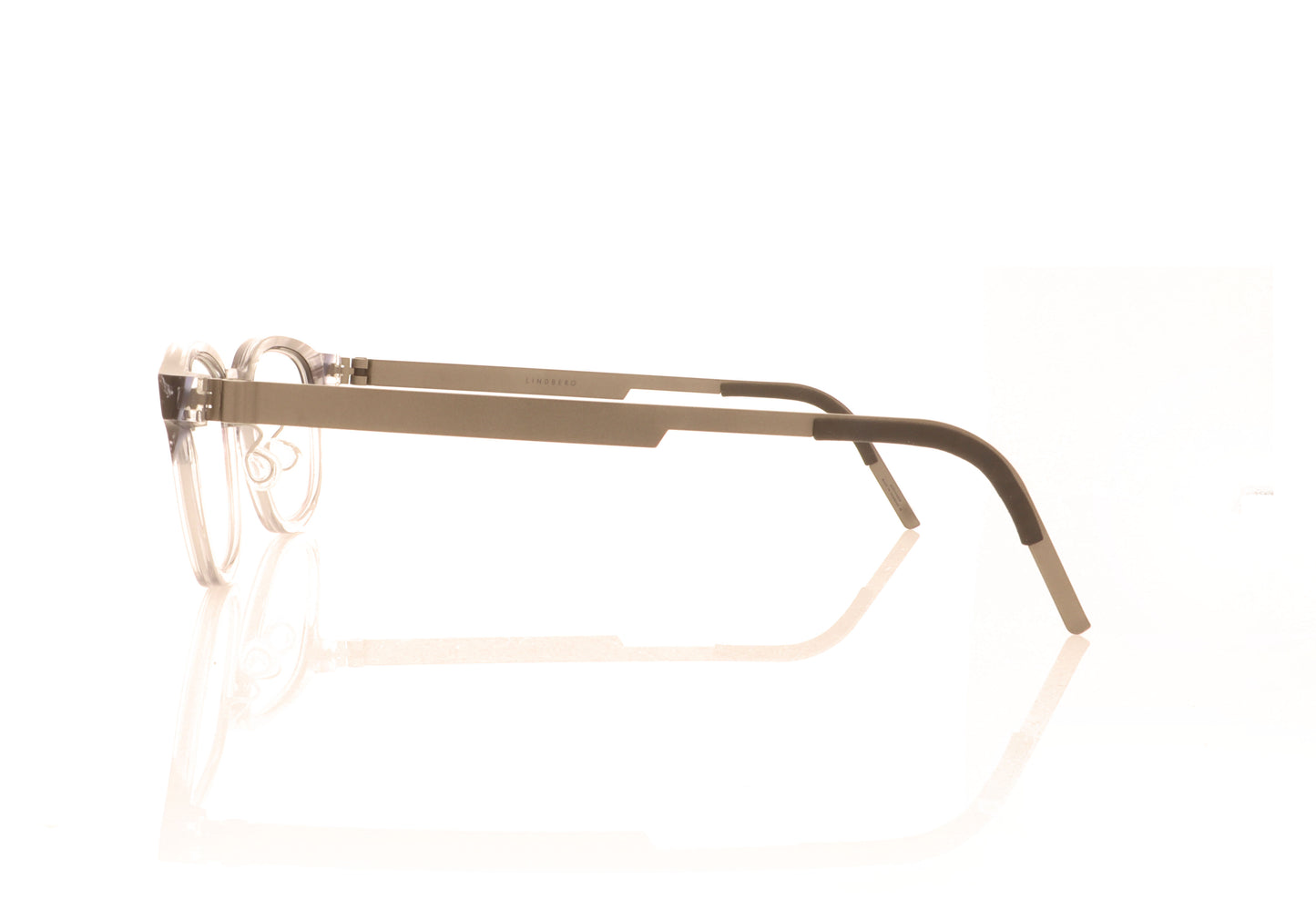 Lindberg 1507 AK11 10 Grey Tortoise Glasses - Side