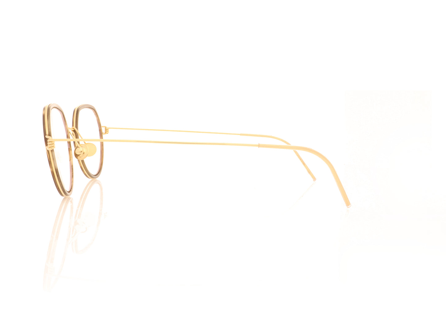 Lindberg Gillian Precious H50 Unica Tortoise Gold Glasses - Side