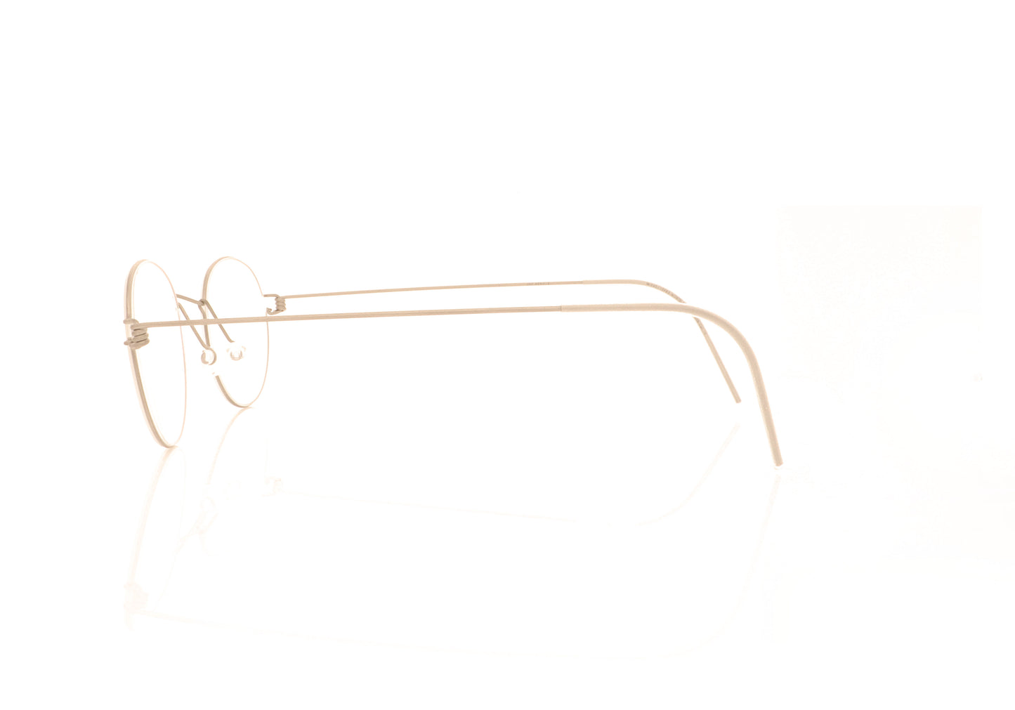 Lindberg Air Rim Morten 10 Silver Glasses - Side