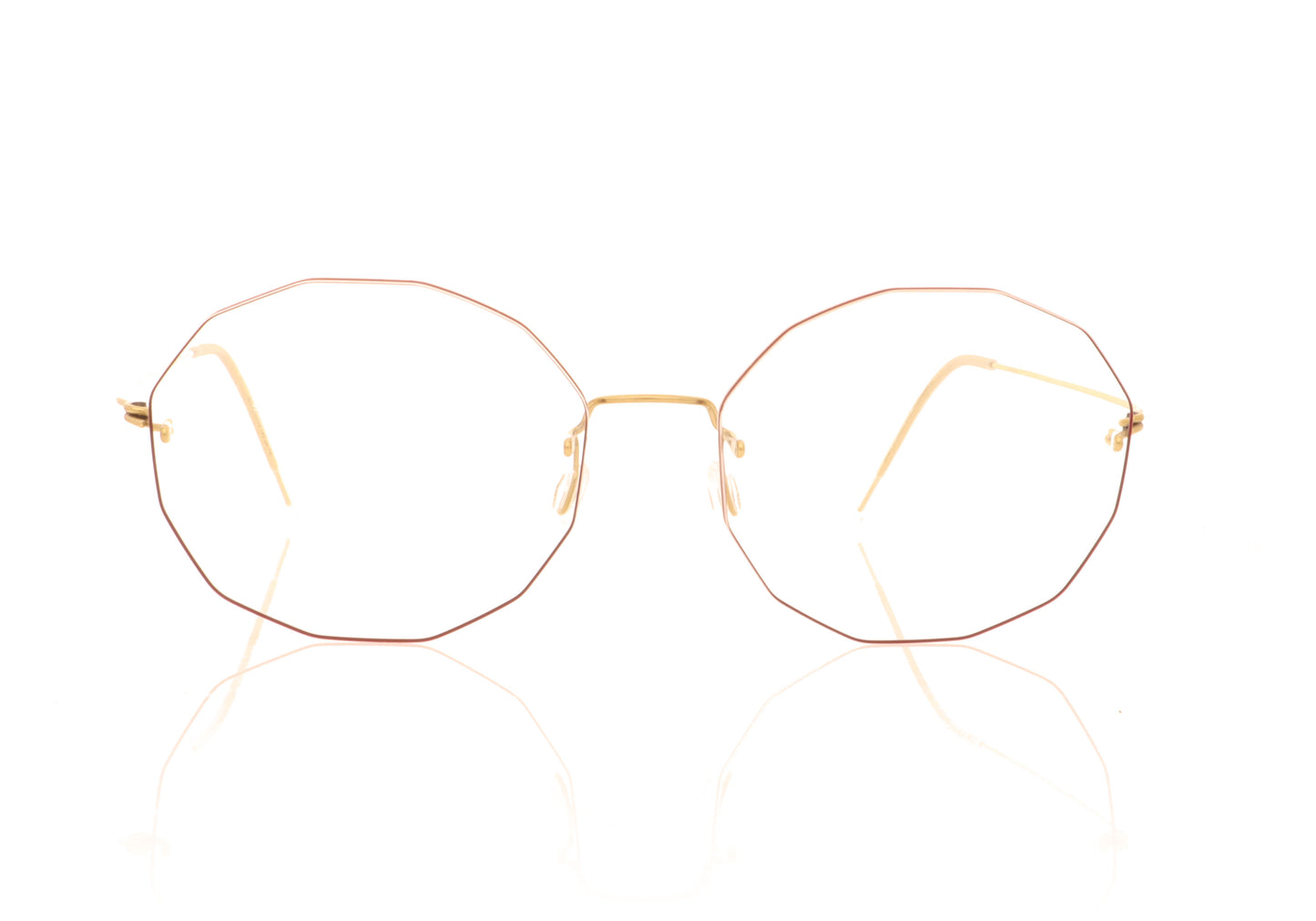 Lindberg Spirit 2324 Basic PGT GC92 Gold Glasses - Front