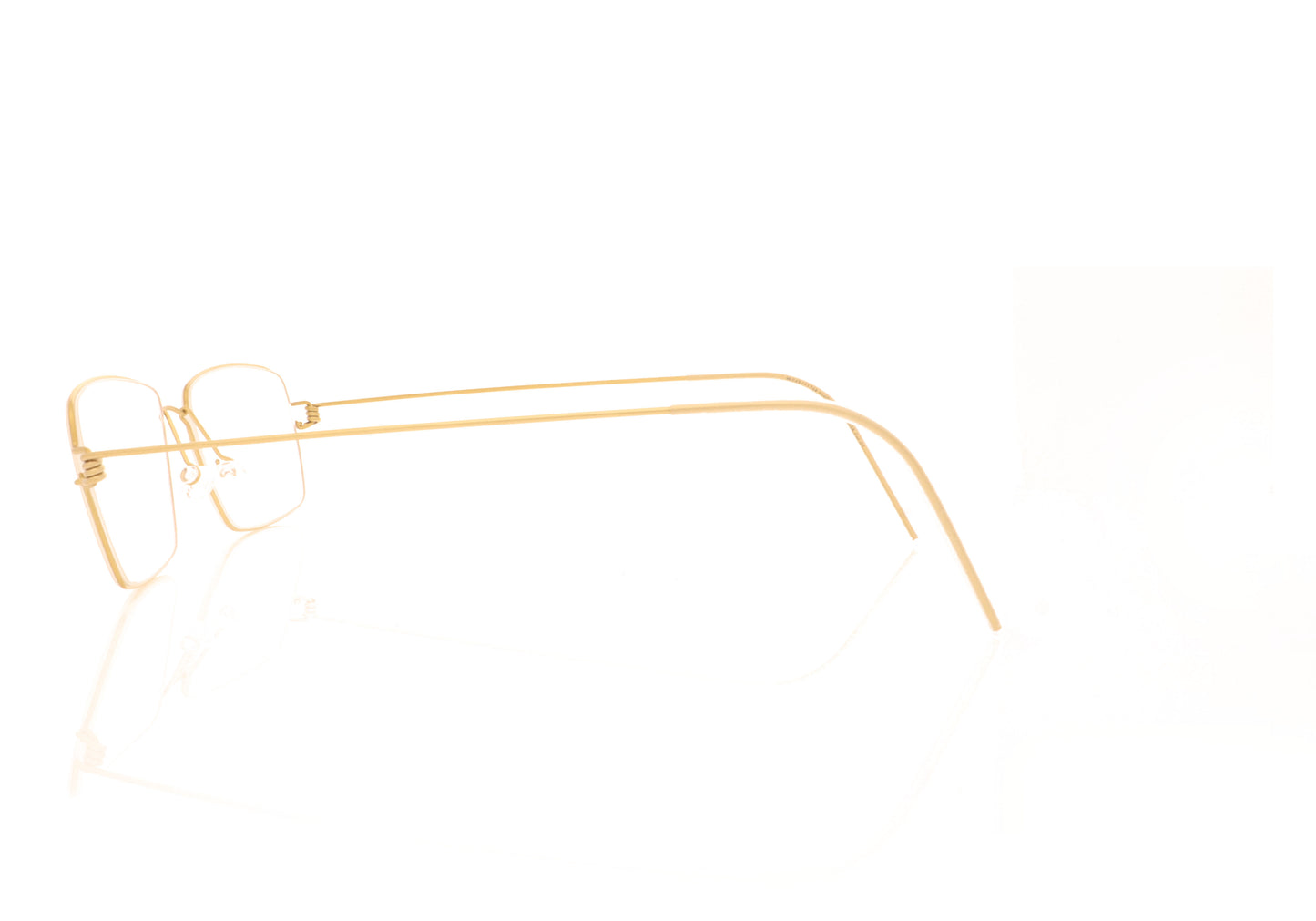 Lindberg Air Rim Nikolaj GT Gold Glasses - Side