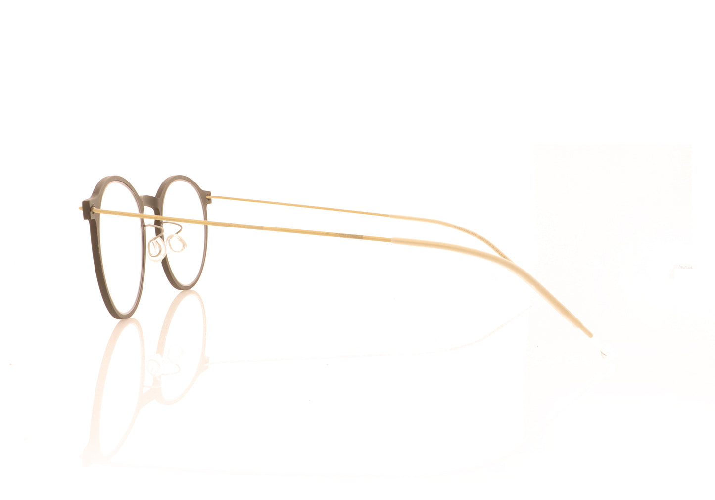 Lindberg NOW 6541 D16/10/TB Matt Black Glasses - Side