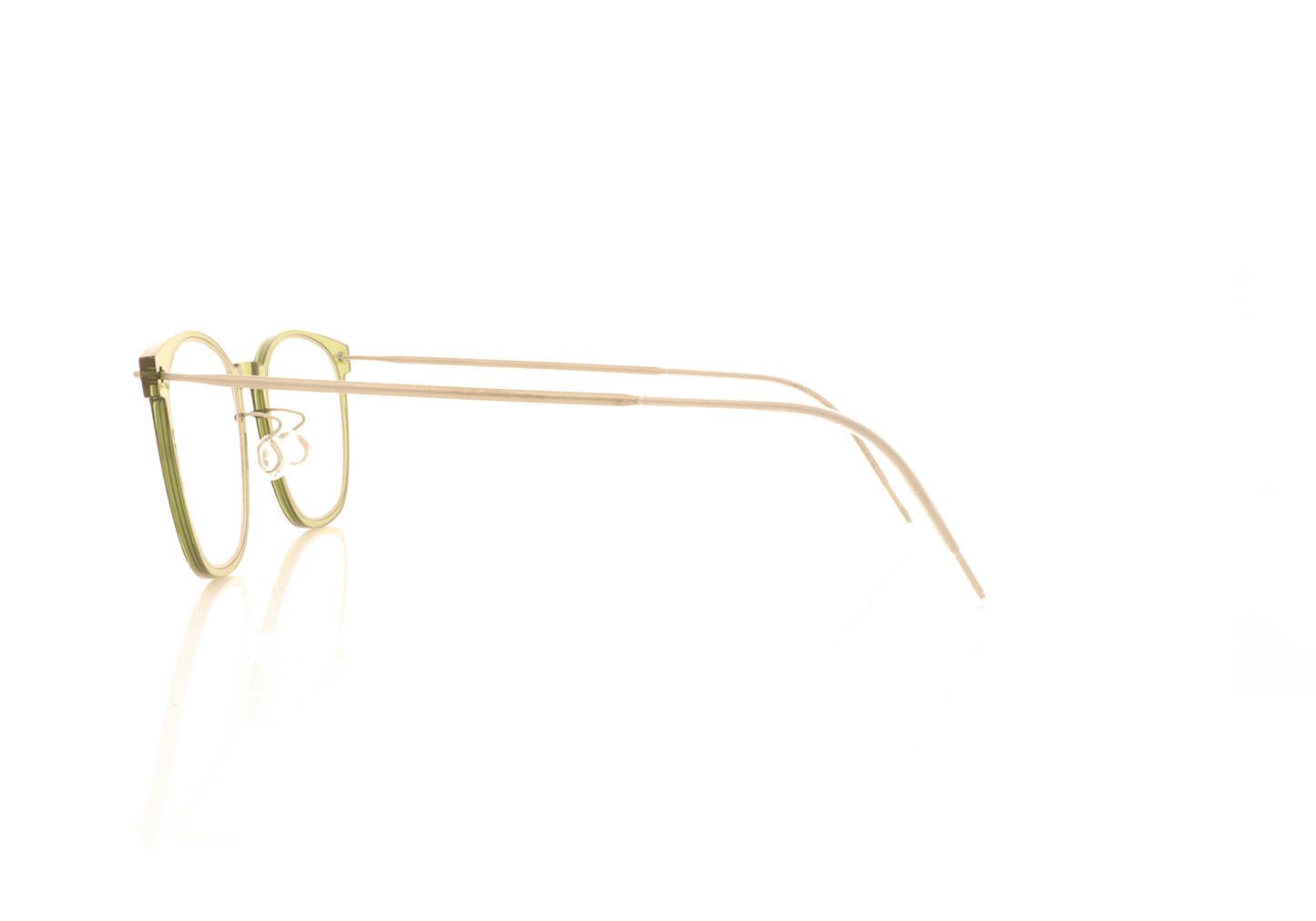 Lindberg 6609 C11 Crystal Green Glasses - Side