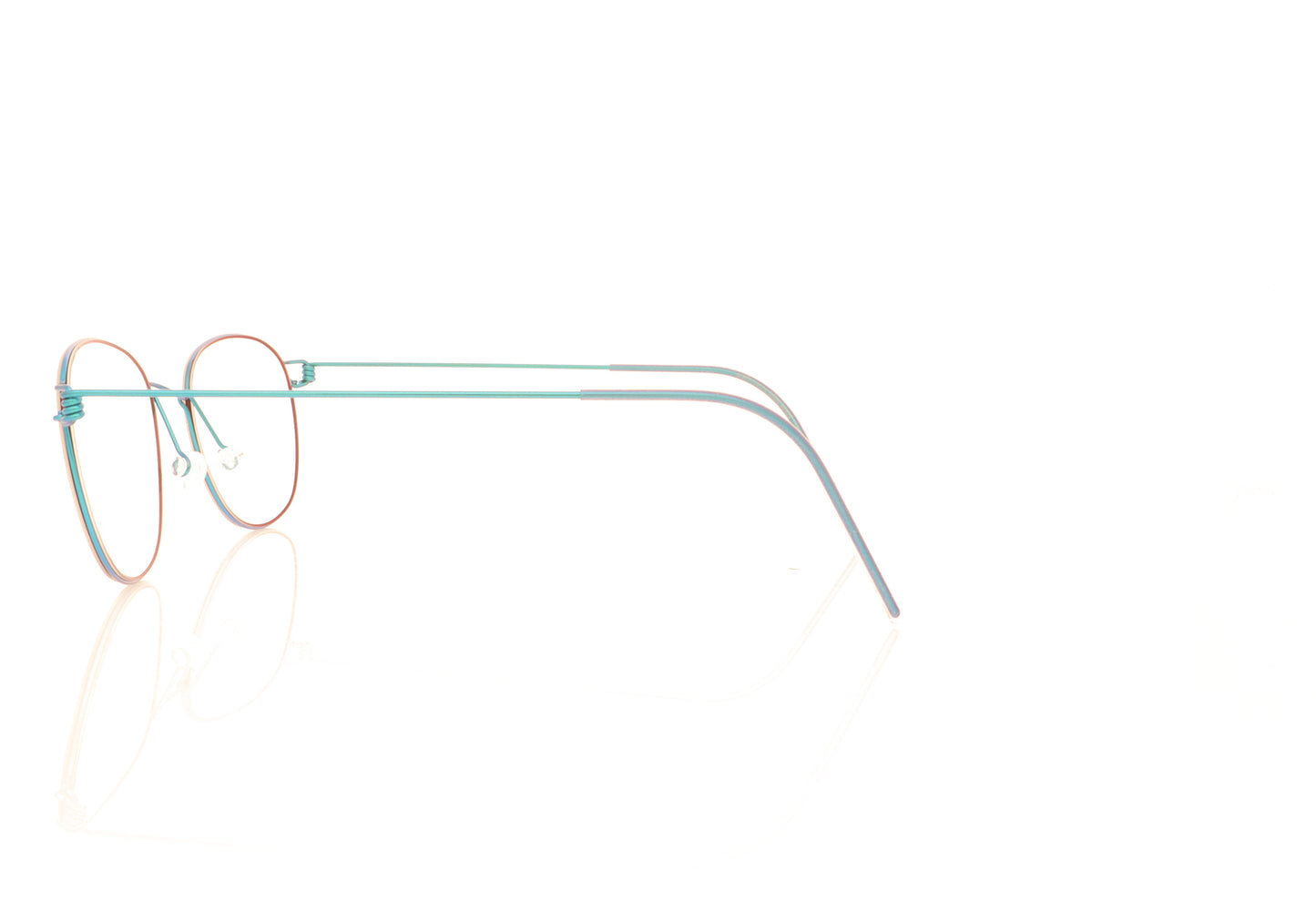 Lindberg Air Rim Robin P85 Green Glasses - Side