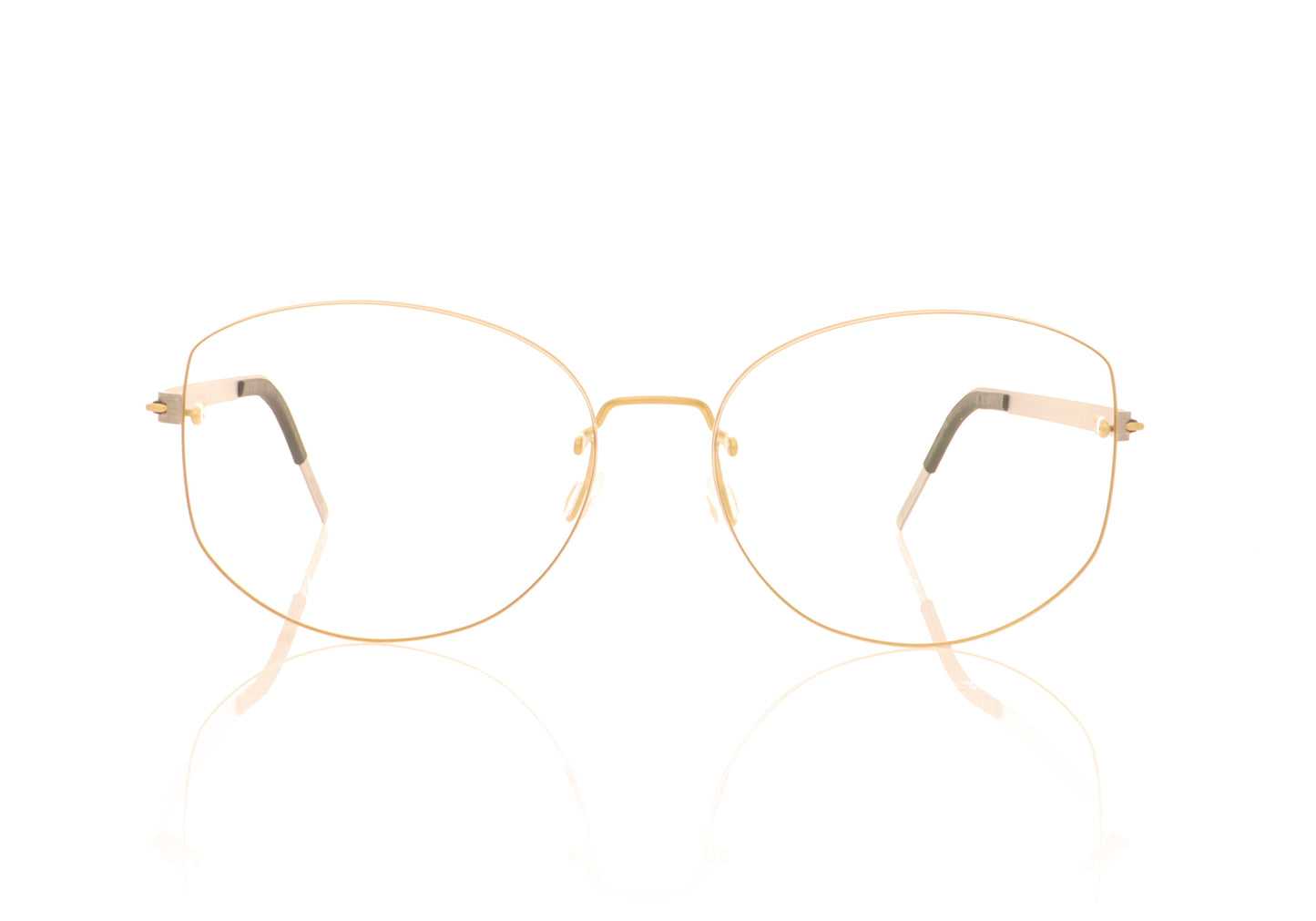 Lindberg 2457 EE05 GT T614 Gold Glasses - Front