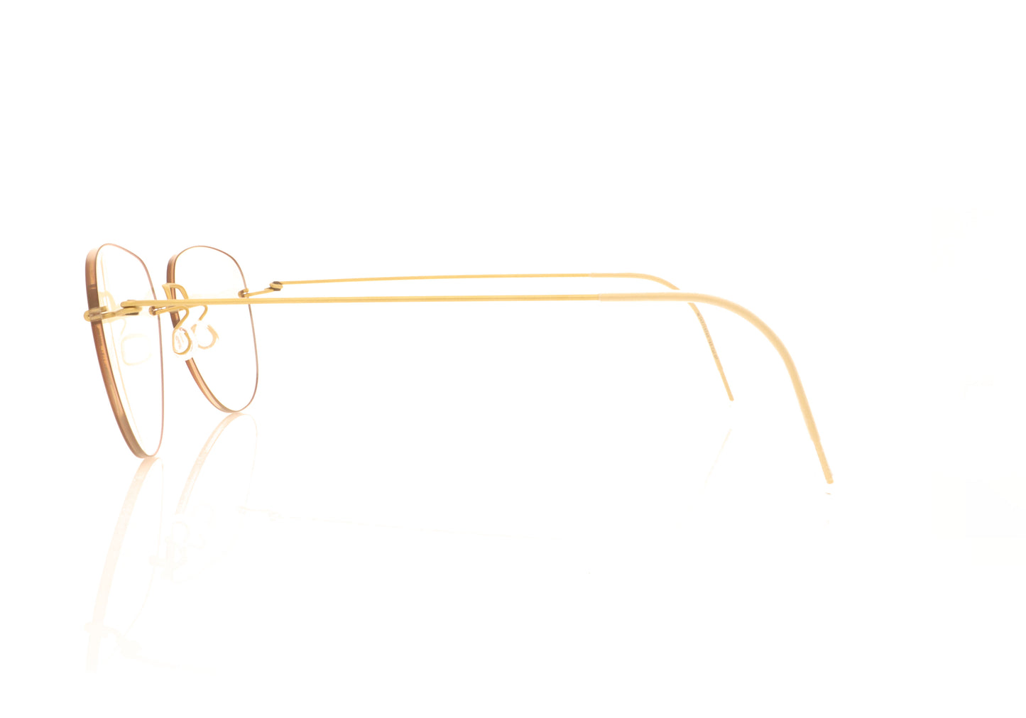 Lindberg 2465 GT Gold Glasses - Side