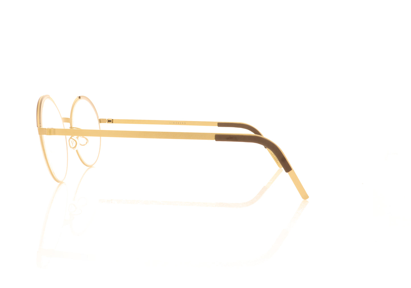 Lindberg 9853 GT K115 Gold Glasses - Side