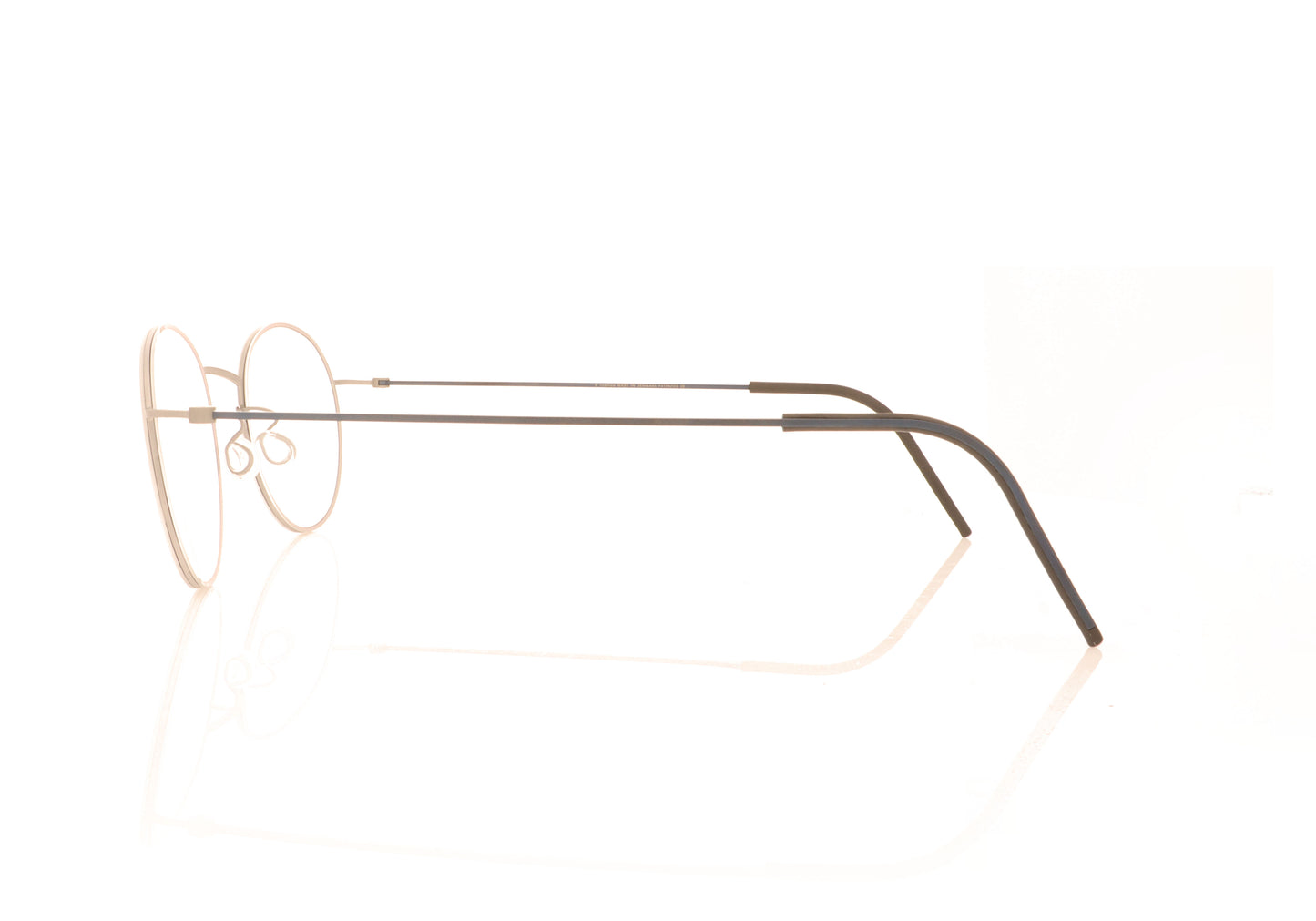 Lindberg 5504 05 U13 GR72 Silver Glasses - Side