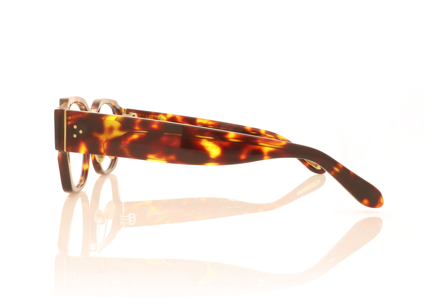 Linda Farrow Ramon C5 Tortoise Glasses - Side