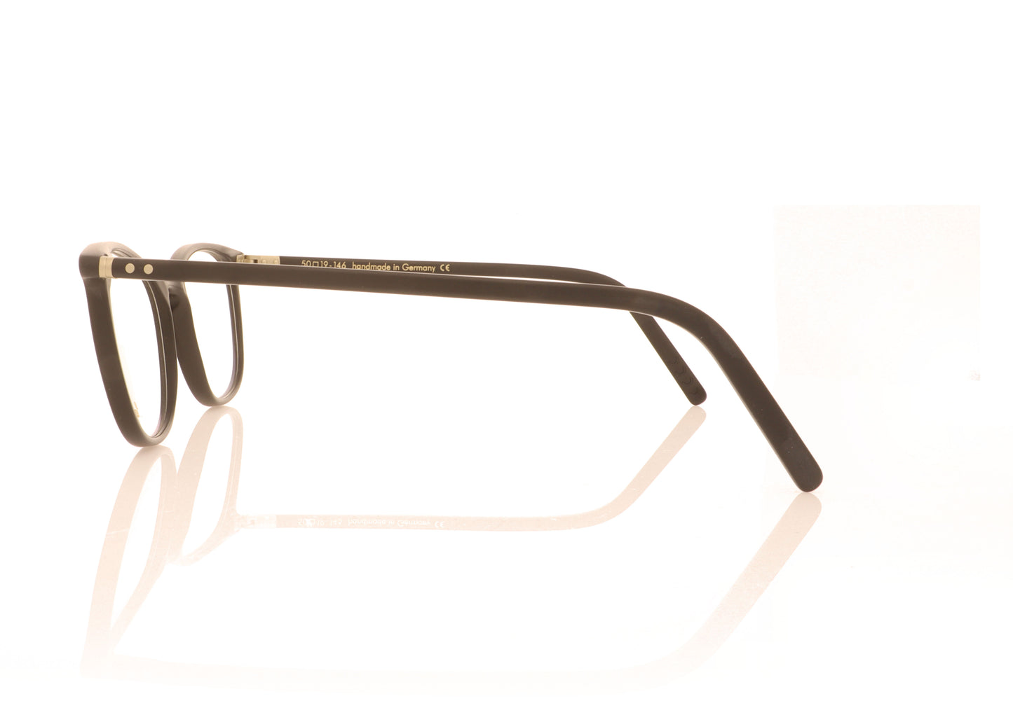 Lunor LU607 1M Matte Black Glasses - Side