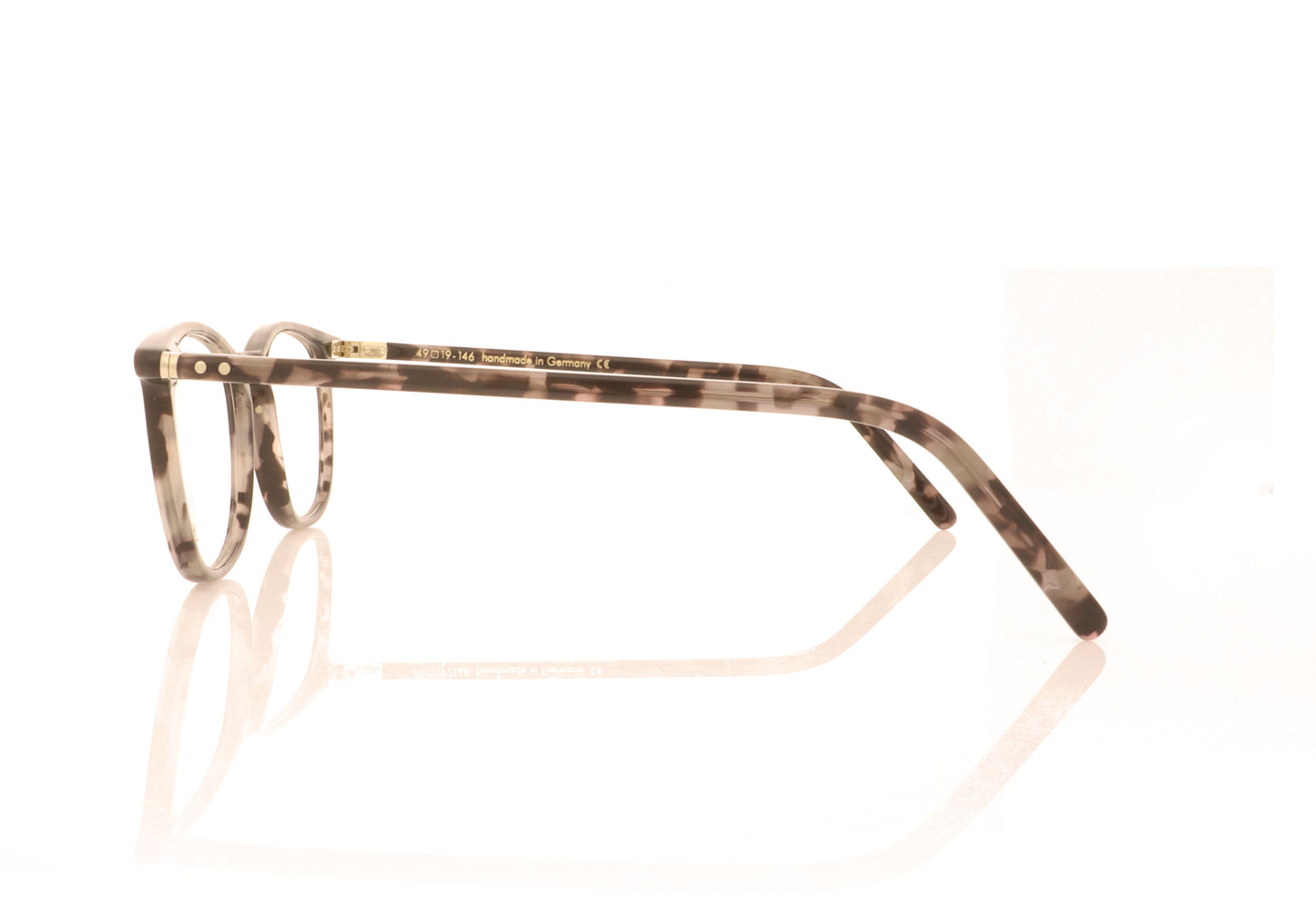 Lunor LU234 18 Grey Tortoise Glasses - Side