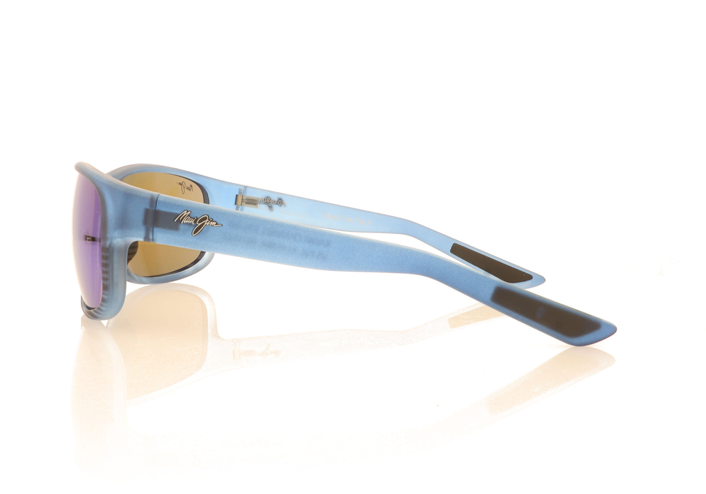 Maui Jim MJ840 Kaiwi Channel 03S Blue Black Sunglasses - Side