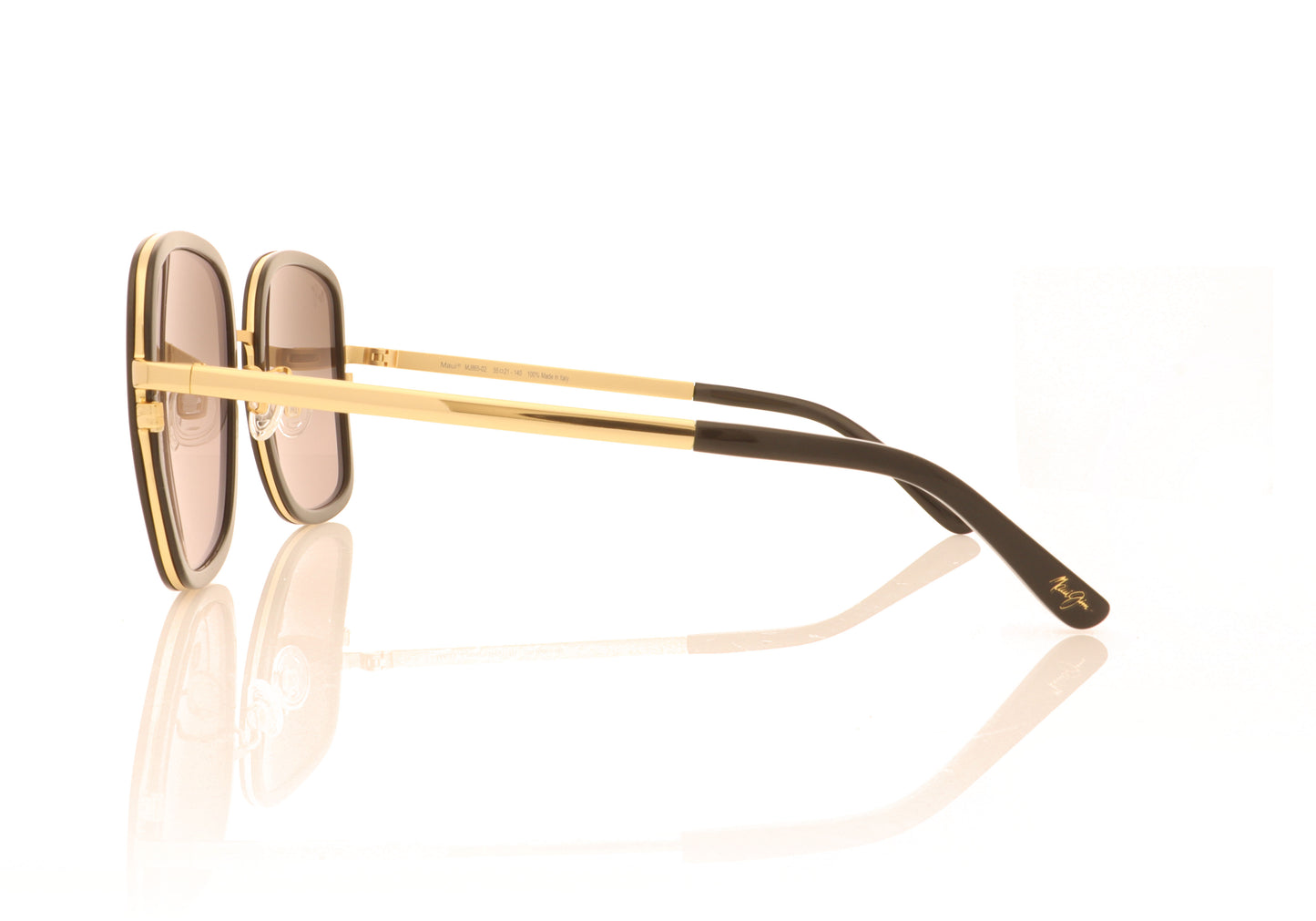 Maui Jim Pua 02 Black Sunglasses - Side