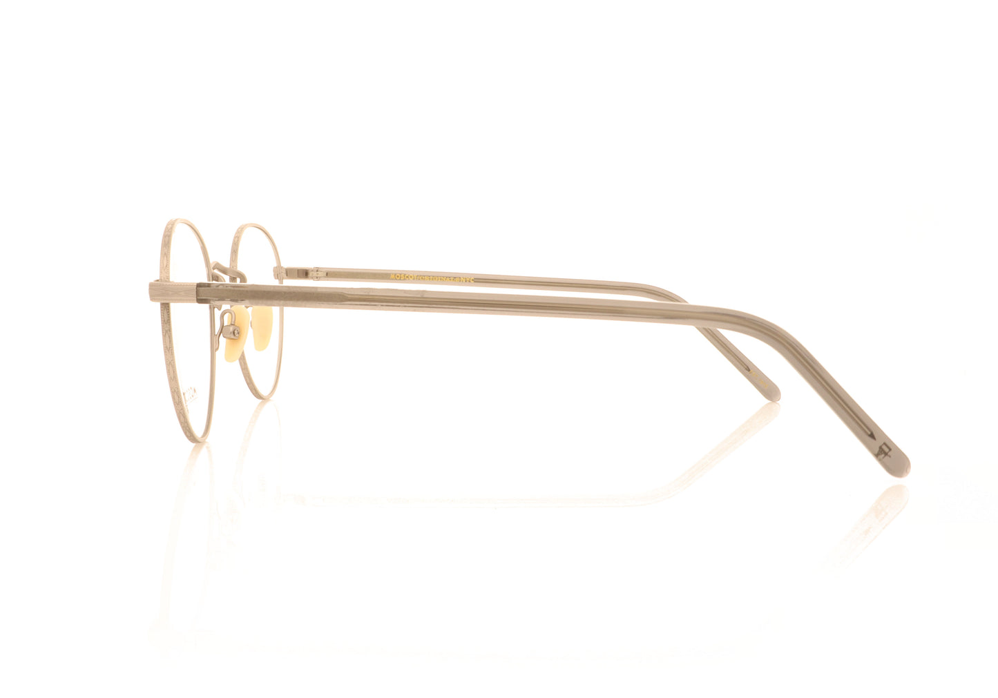 Moscot Zis Matte Pewter Matte Pewter Glasses - Side