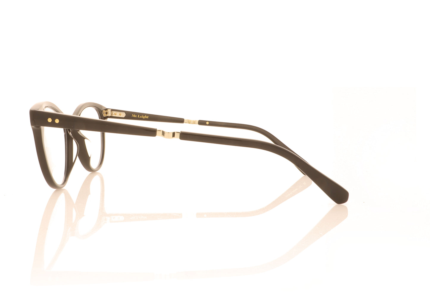 Mr. Leight Taylor C BLK Black Glasses - Side