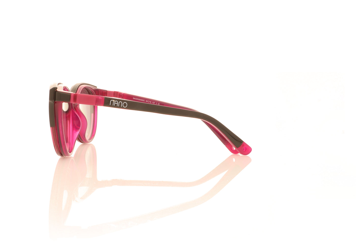 NanoVista Glitch NAO30646SC Black with Clip Glasses - Side