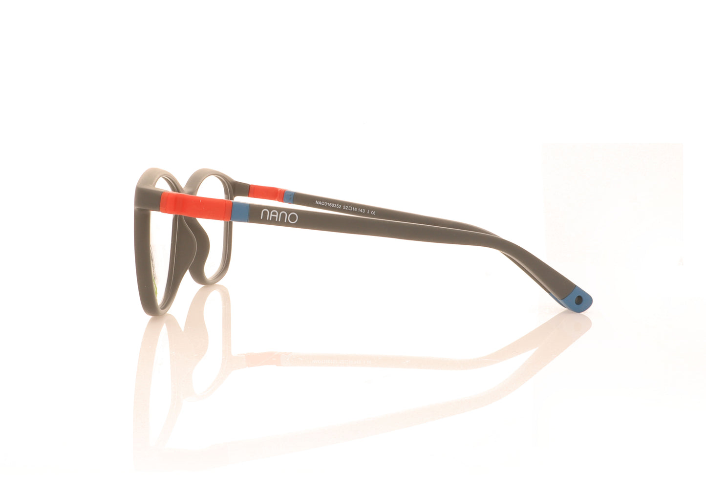 NanoVista Quest NAO3160352 Grey Glasses - Side