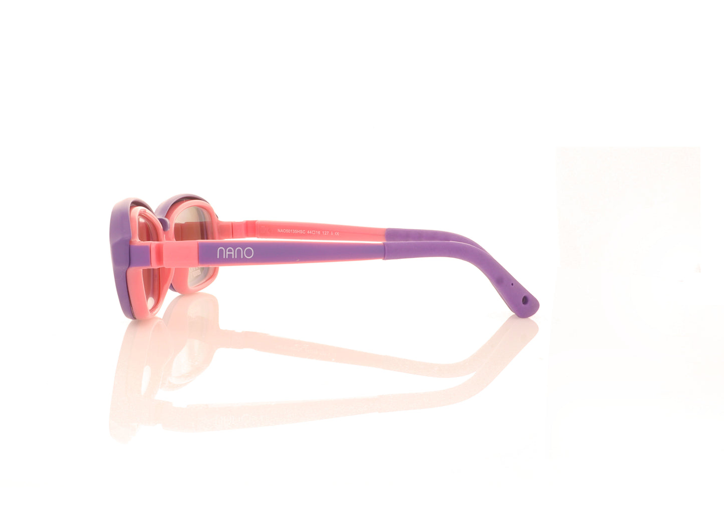 NanoVista Quest NAO50135HSC Purple Pink With Clip Glasses - Side