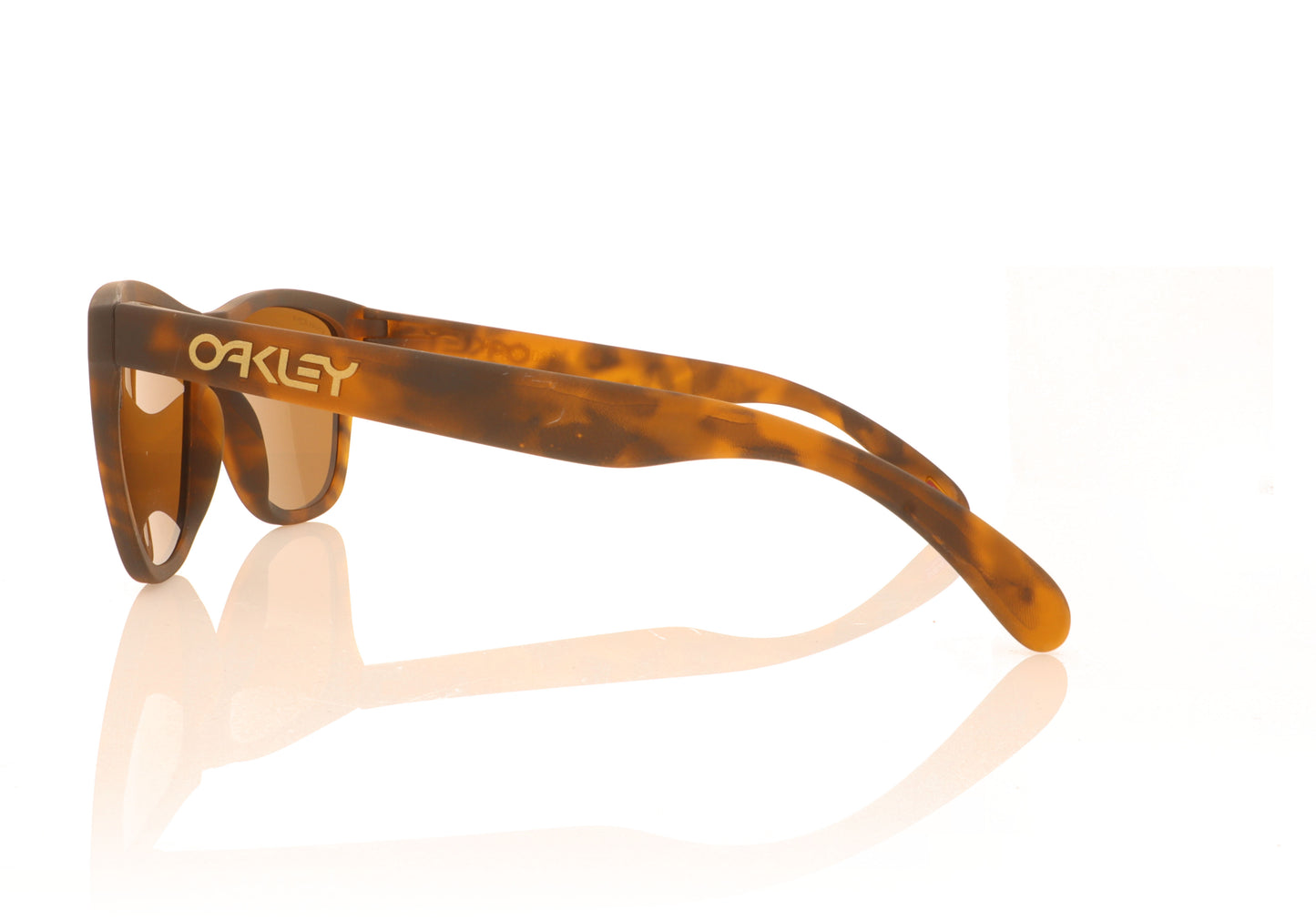 Oakley Frogskins 9013C5 Matte Tortoise Sunglasses - Side