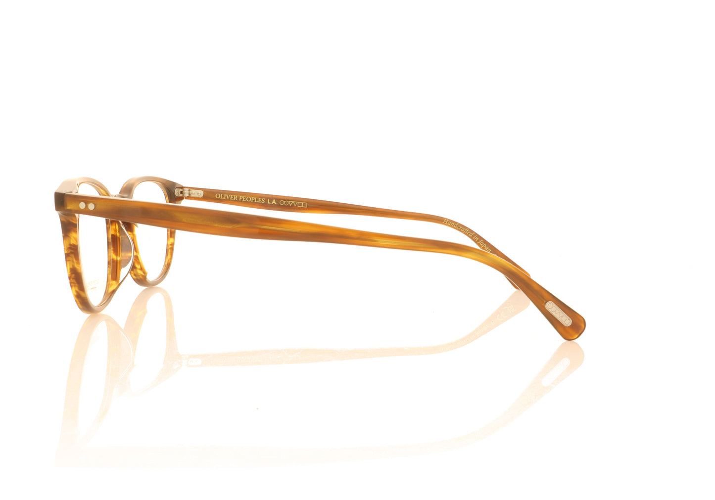 Oliver Peoples Sadao 1733 Red Mahogany Glasses - Side