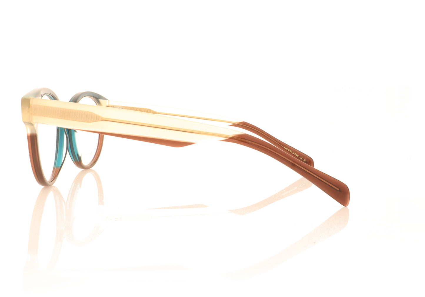 Ørgreen Brittany A227 Blue Rose Brown Glasses - Side