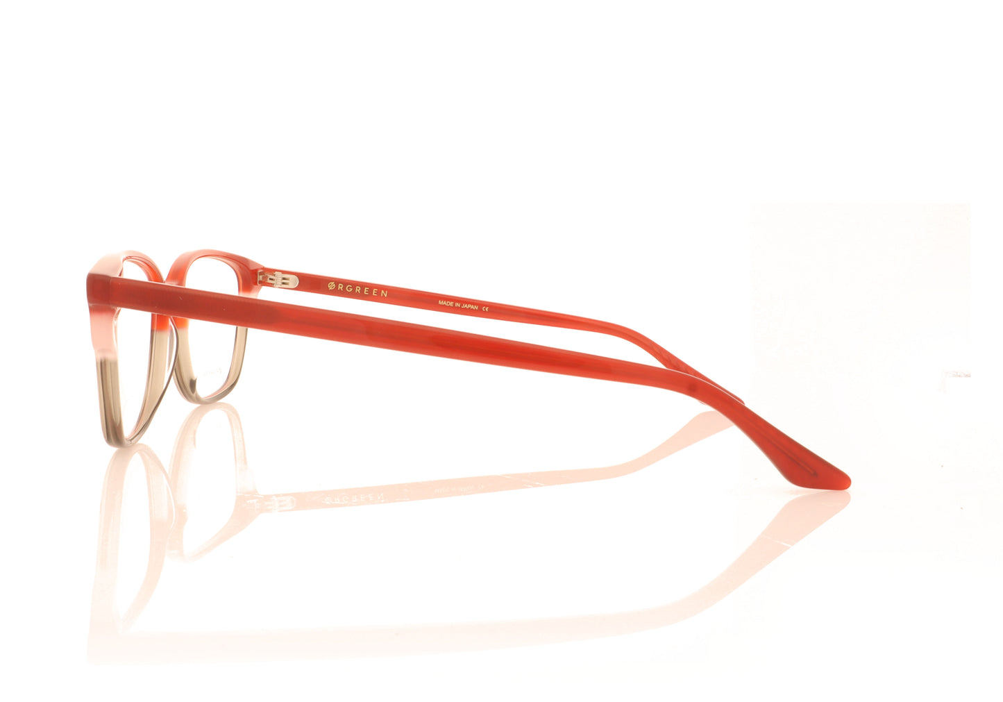 Ørgreen Candy Cane A217 Red Glasses - Side