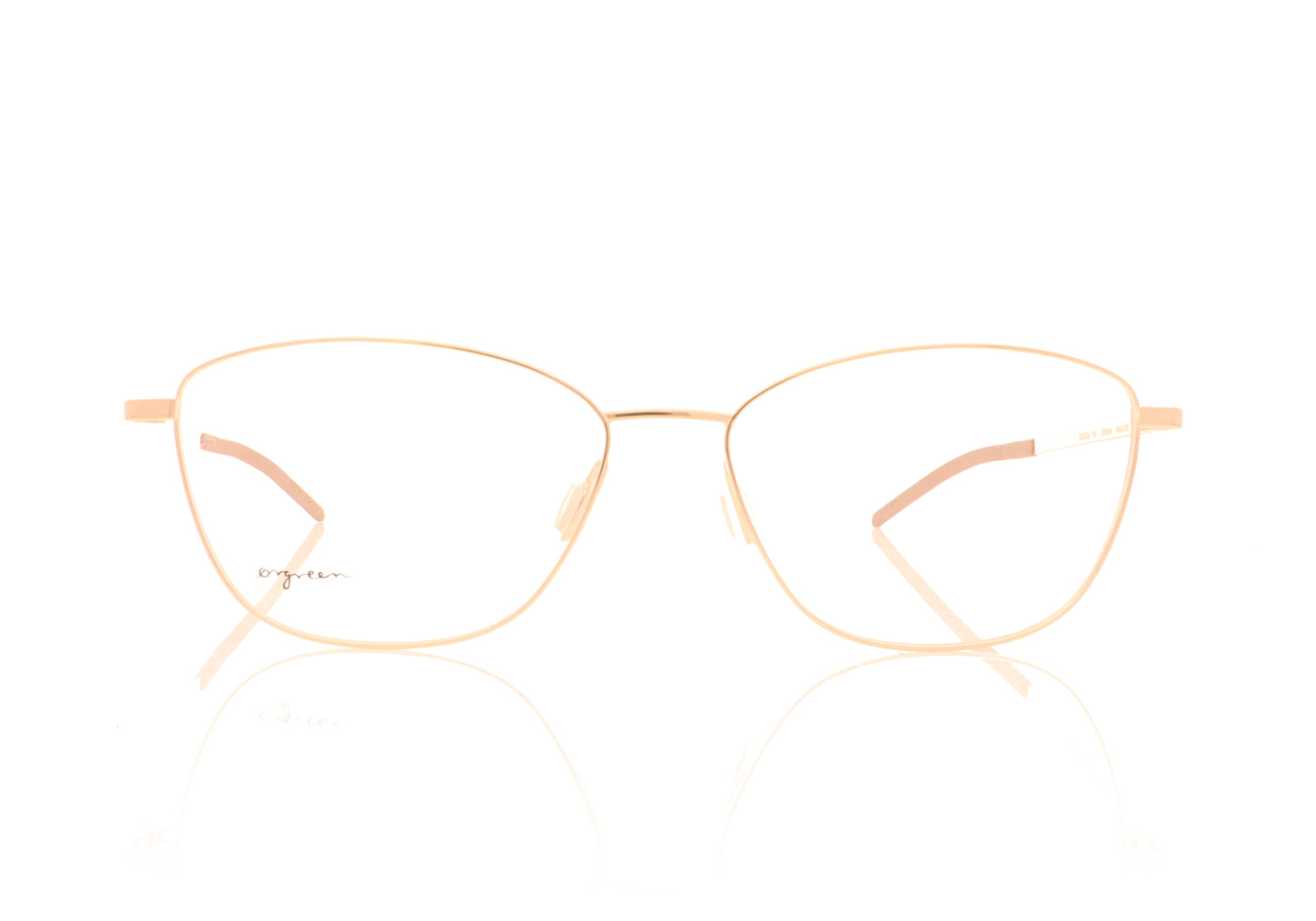 Ørgreen Celestial 1114 Shiny Rose Gold Glasses - Front
