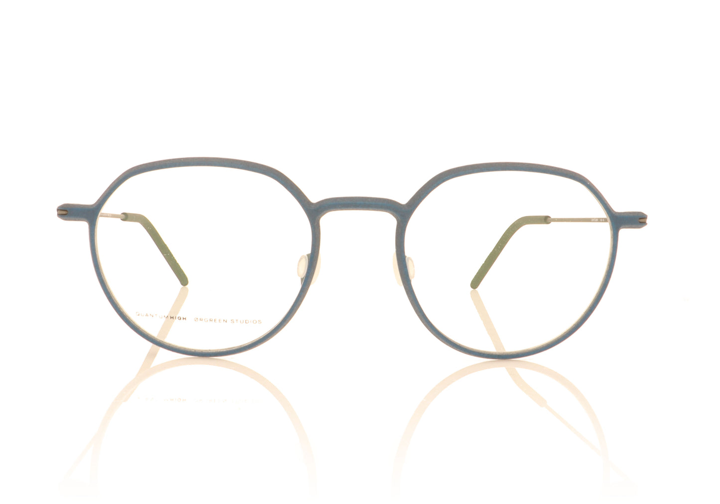 Ørgreen Lava Flava 48-46 Teal Blue Glasses - Front
