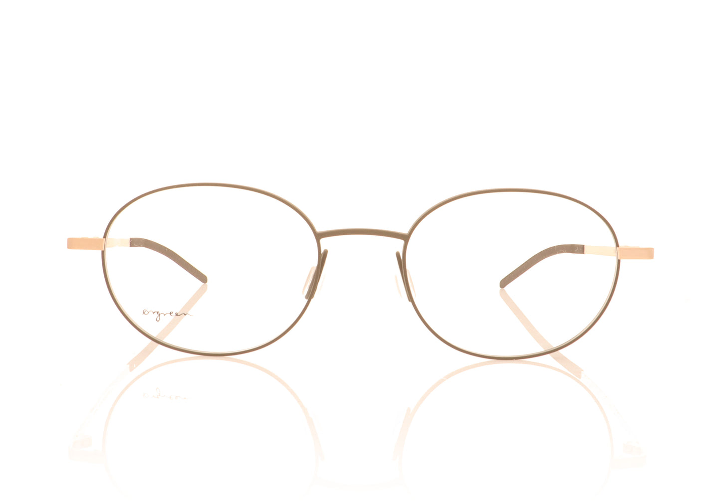 Ørgreen Stronger 1262 Matte Shitake Brown Glasses - Front