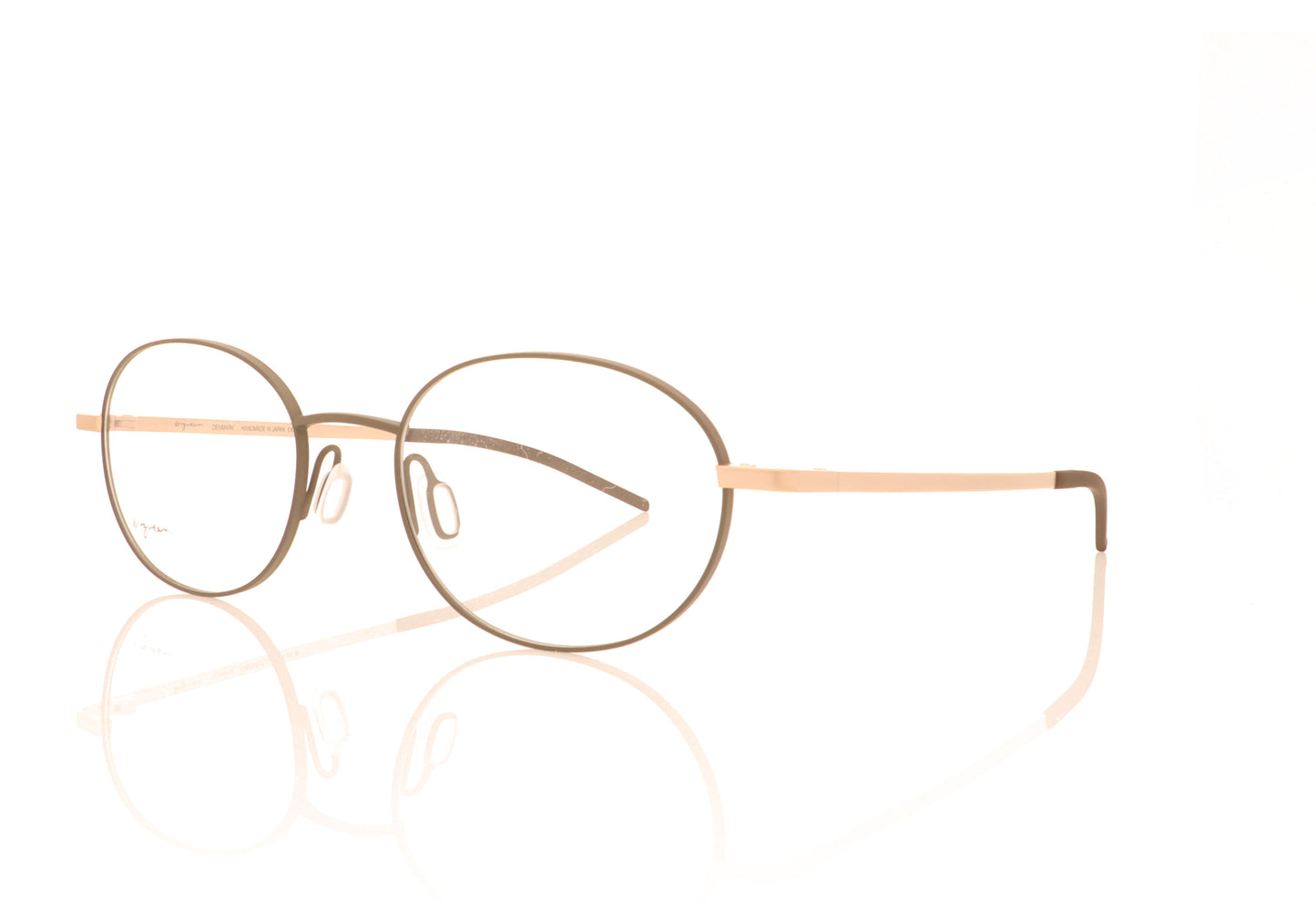 Ørgreen Stronger 1262 Matte Shitake Brown Glasses - Angle