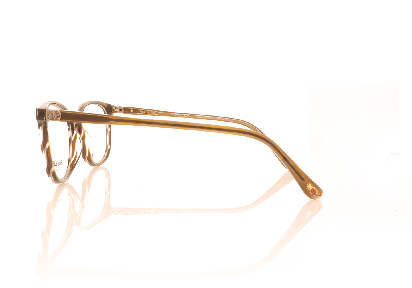 Paul & Joe Queen 12 E448 Crystal Brown Glasses - Side