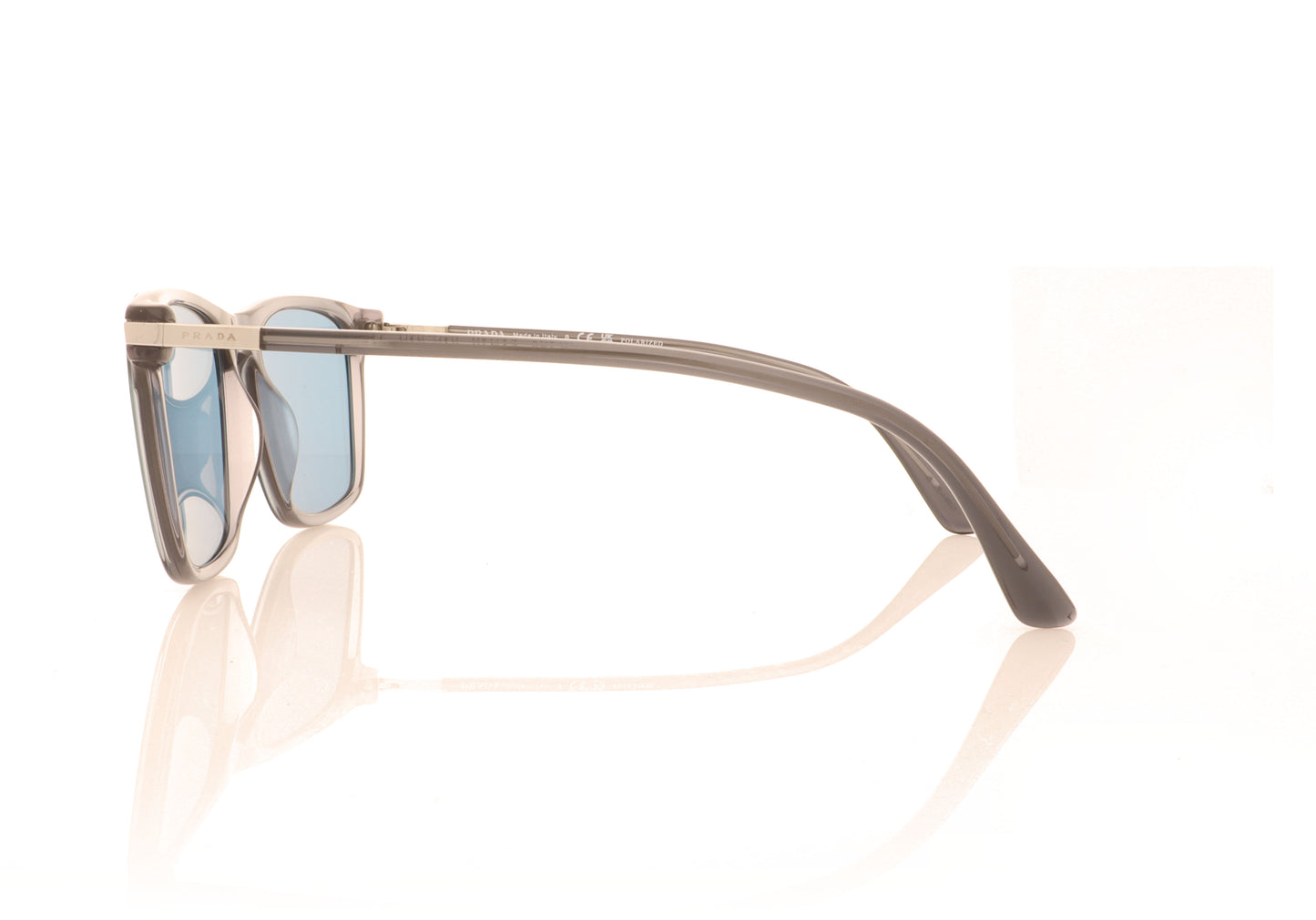 Prada 0PR 19XS 01G04D Grey Sunglasses - Side