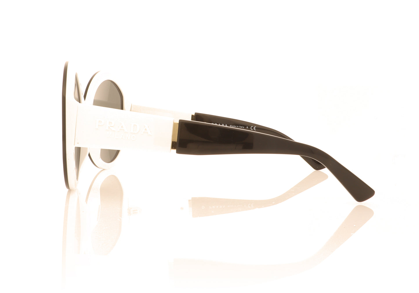 Prada 0PR22XS YC45S0 Black Sunglasses - Side