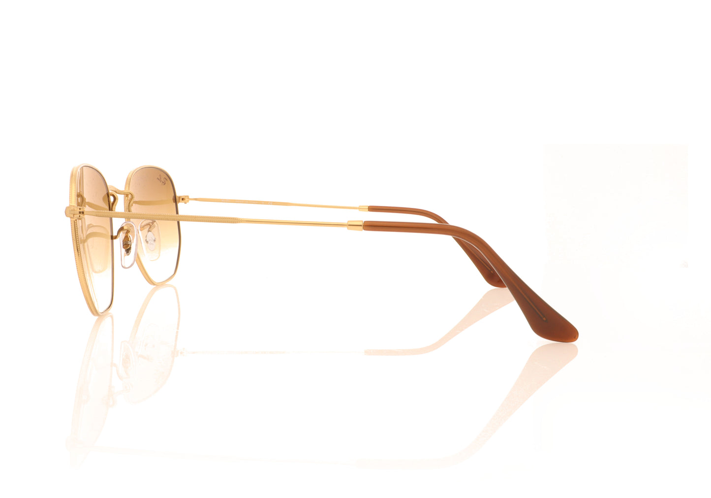 Ray-Ban RB3548N 001/51 Gold Sunglasses - Side