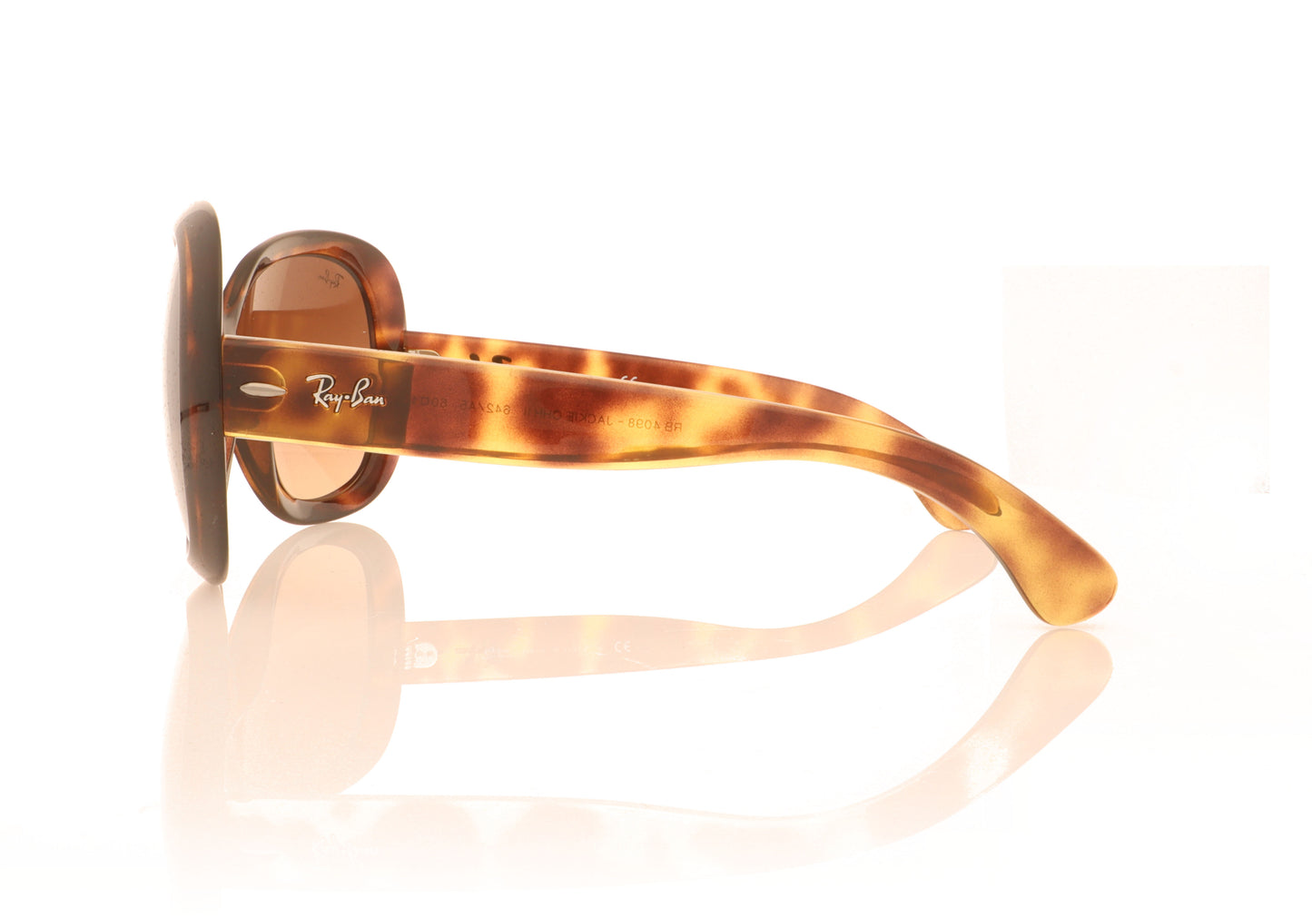 Ray-Ban Jackie Ohh Ii 642/A5 Havana Sunglasses - Side
