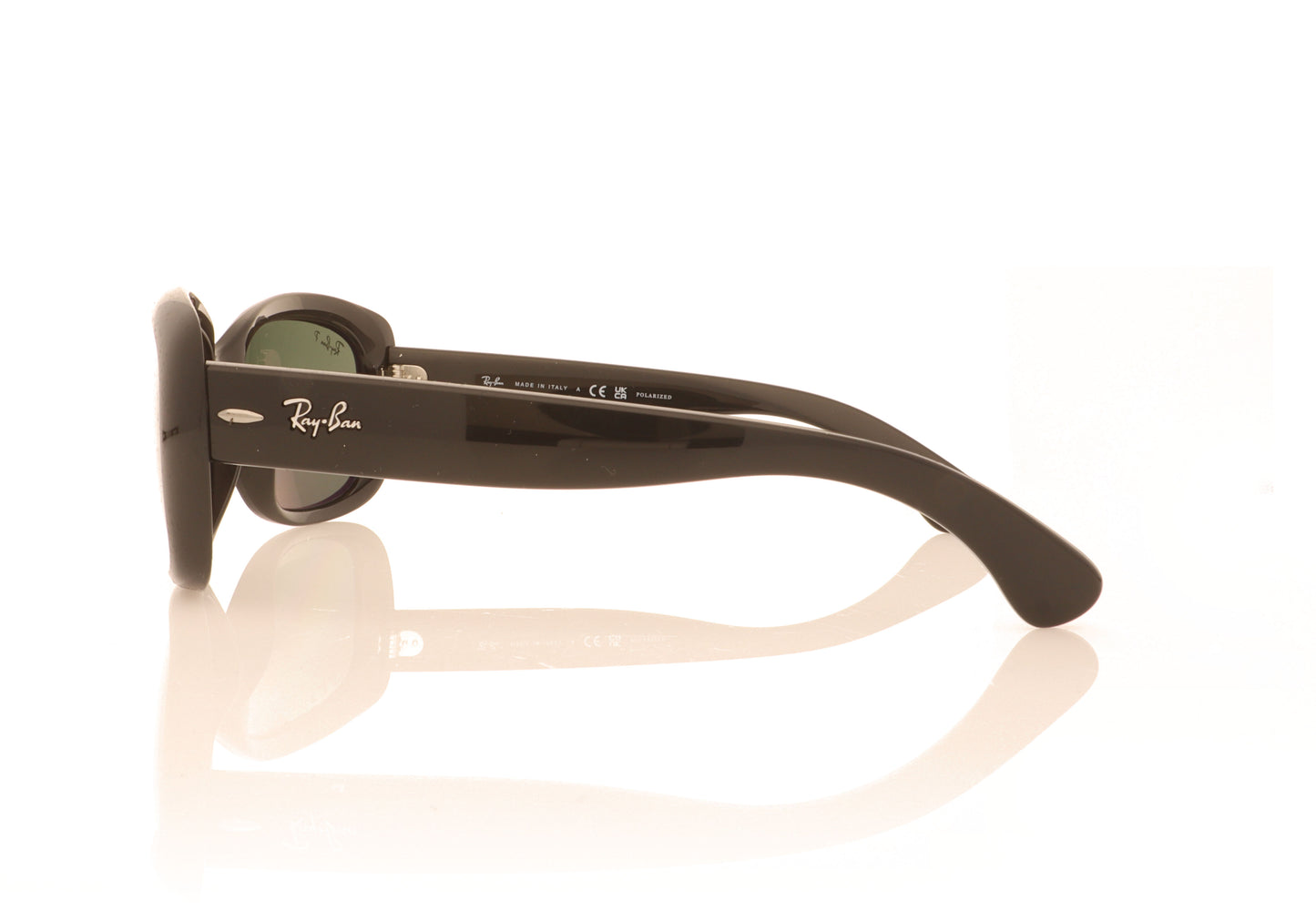 Ray-Ban Jackie Ohh 601/58 Black Sunglasses - Side