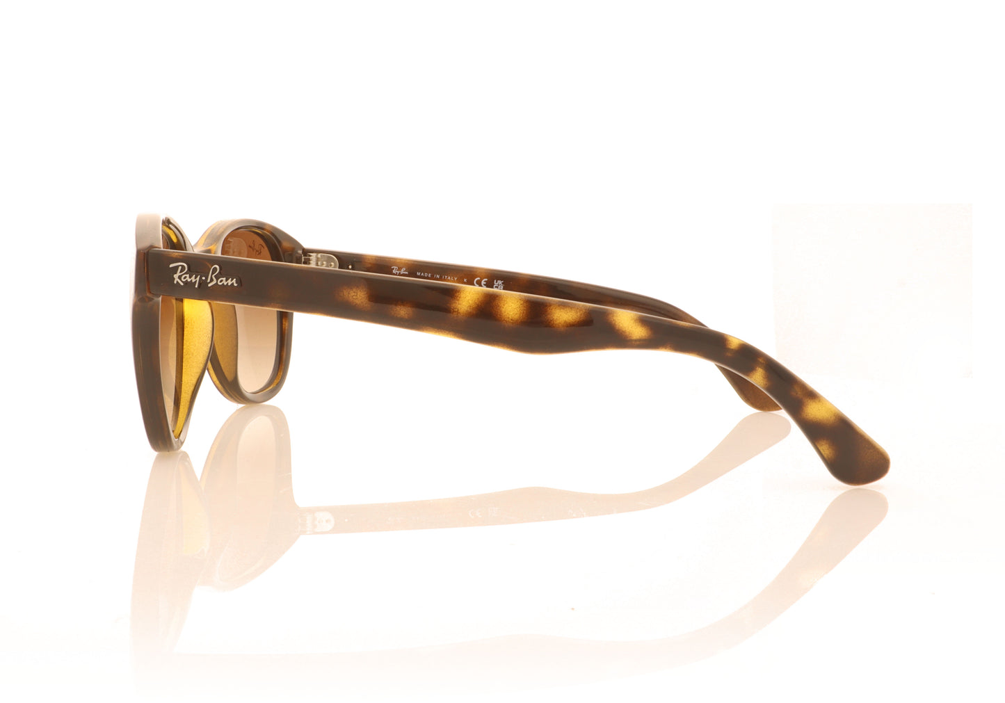 Ray-Ban 0RB4203 710/13 Shiny Havana Sunglasses - Side